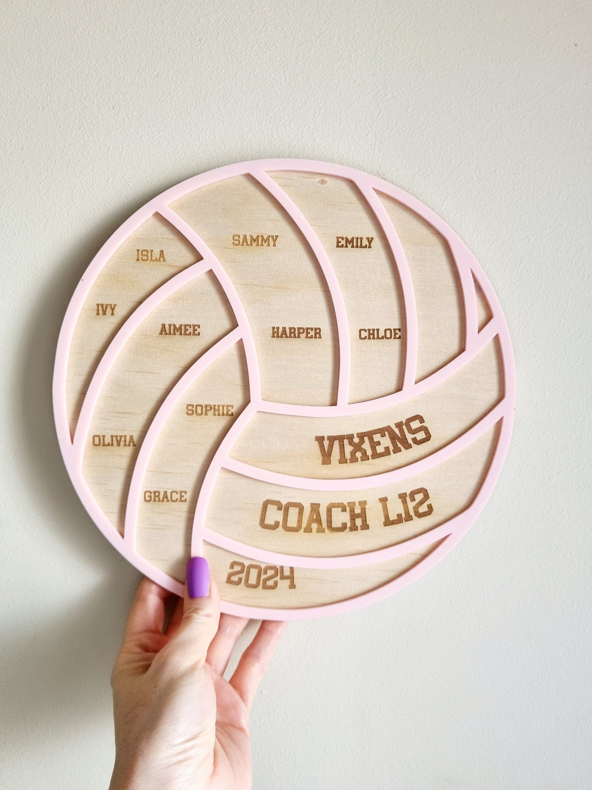 Personalised Netball Coach Plaque, Custom Netball Gift, End of Season Coach Appreciation