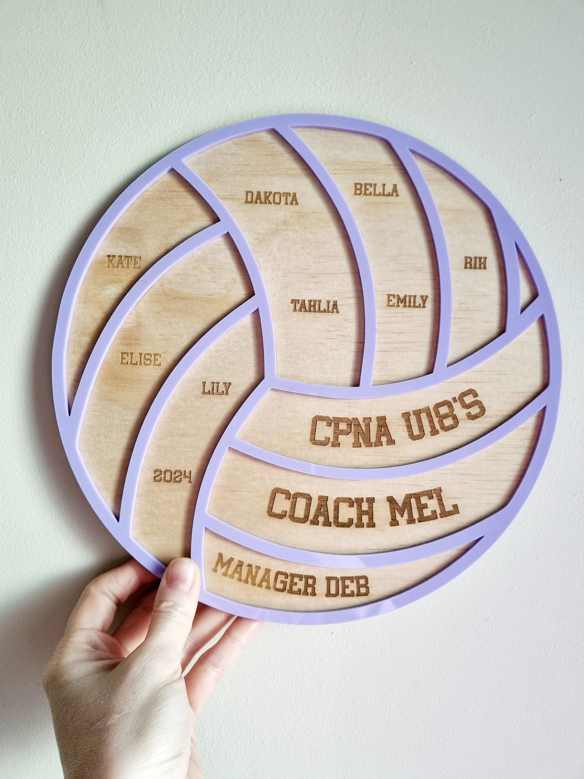 Personalised Netball Coach Plaque, Custom Netball Gift, End of Season Coach Appreciation