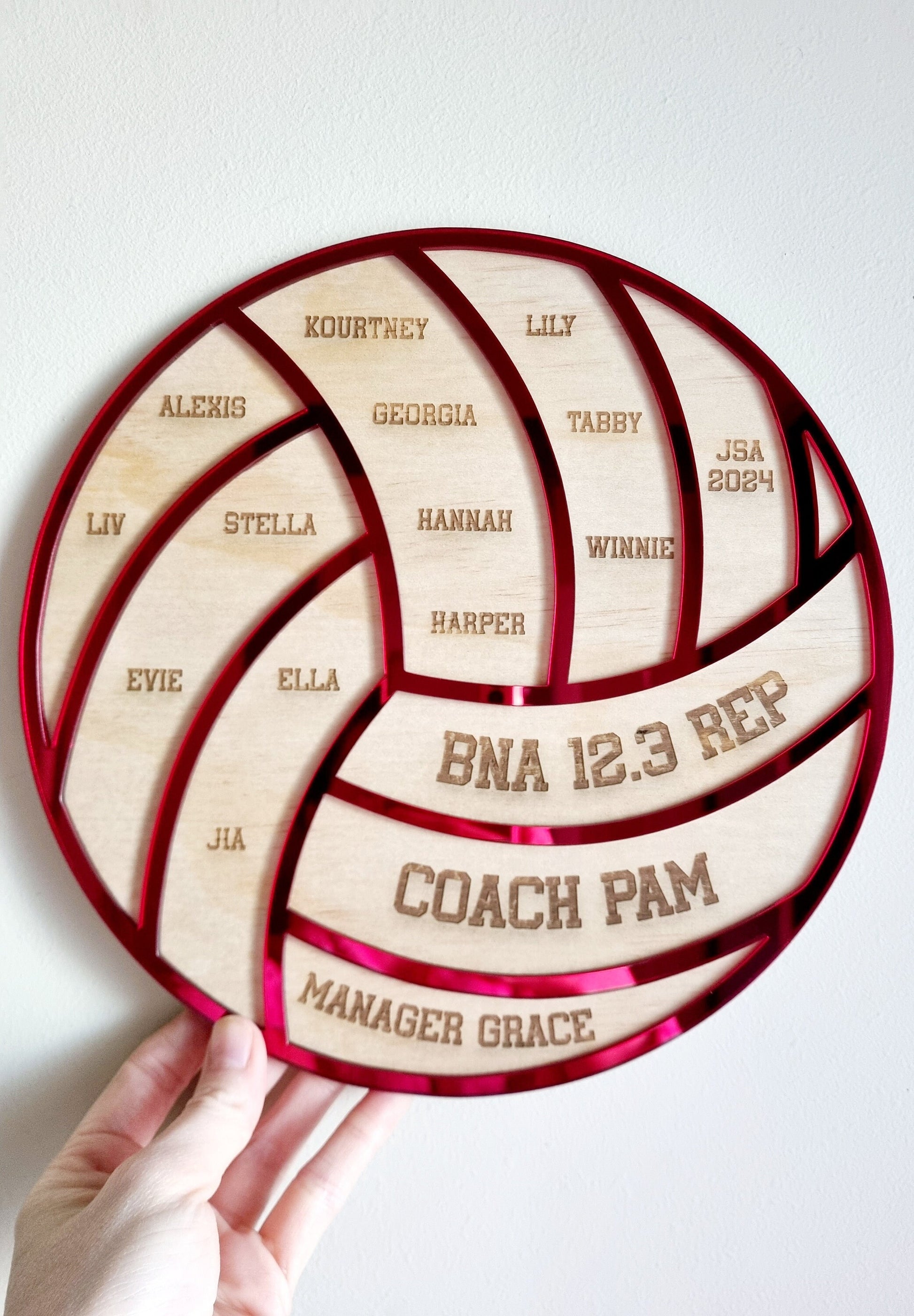 Personalised Netball Coach Plaque, Custom Netball Gift, End of Season Coach Appreciation