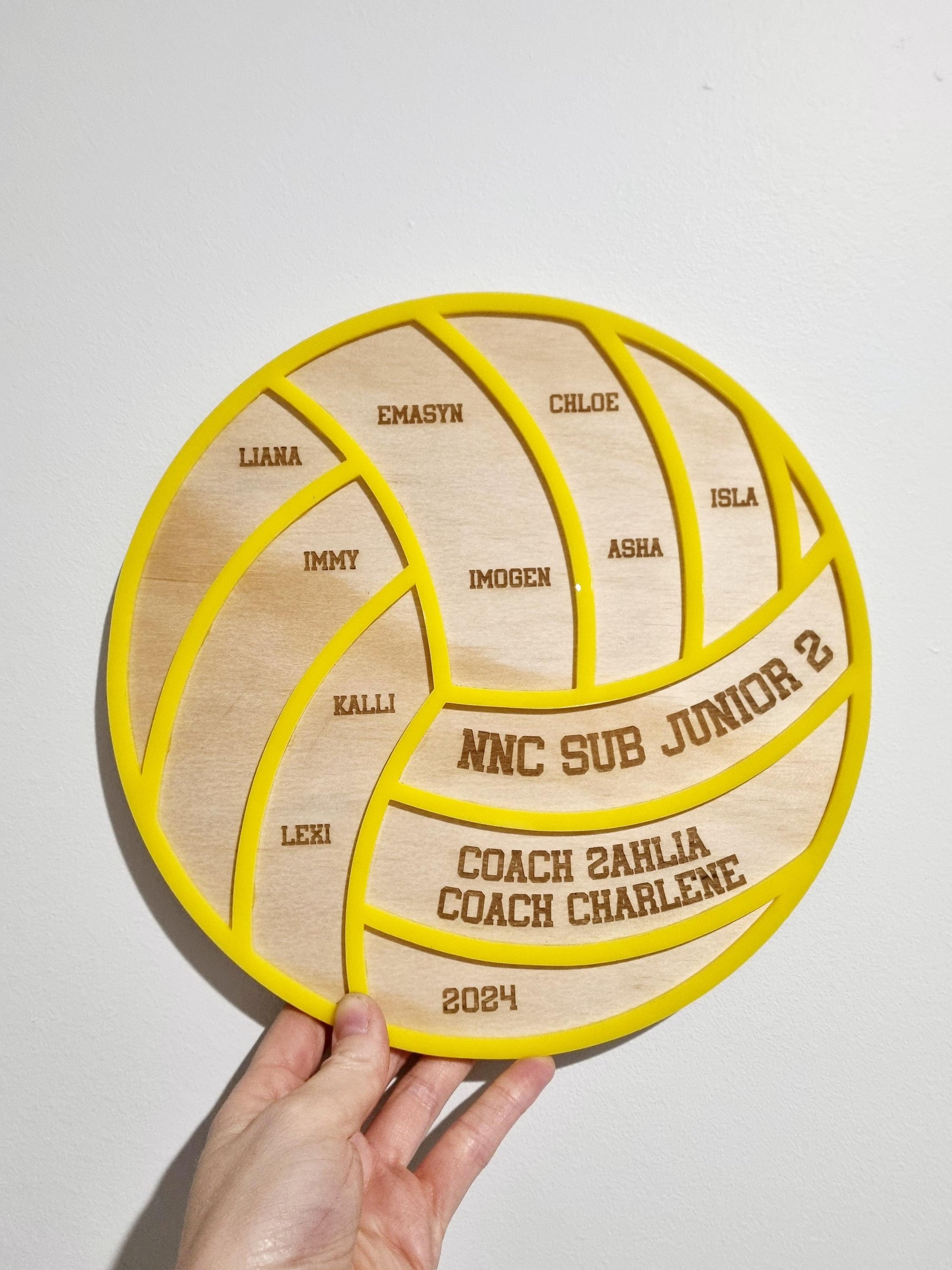 Personalised Netball Coach Plaque, Custom Netball Gift, End of Season Coach Appreciation