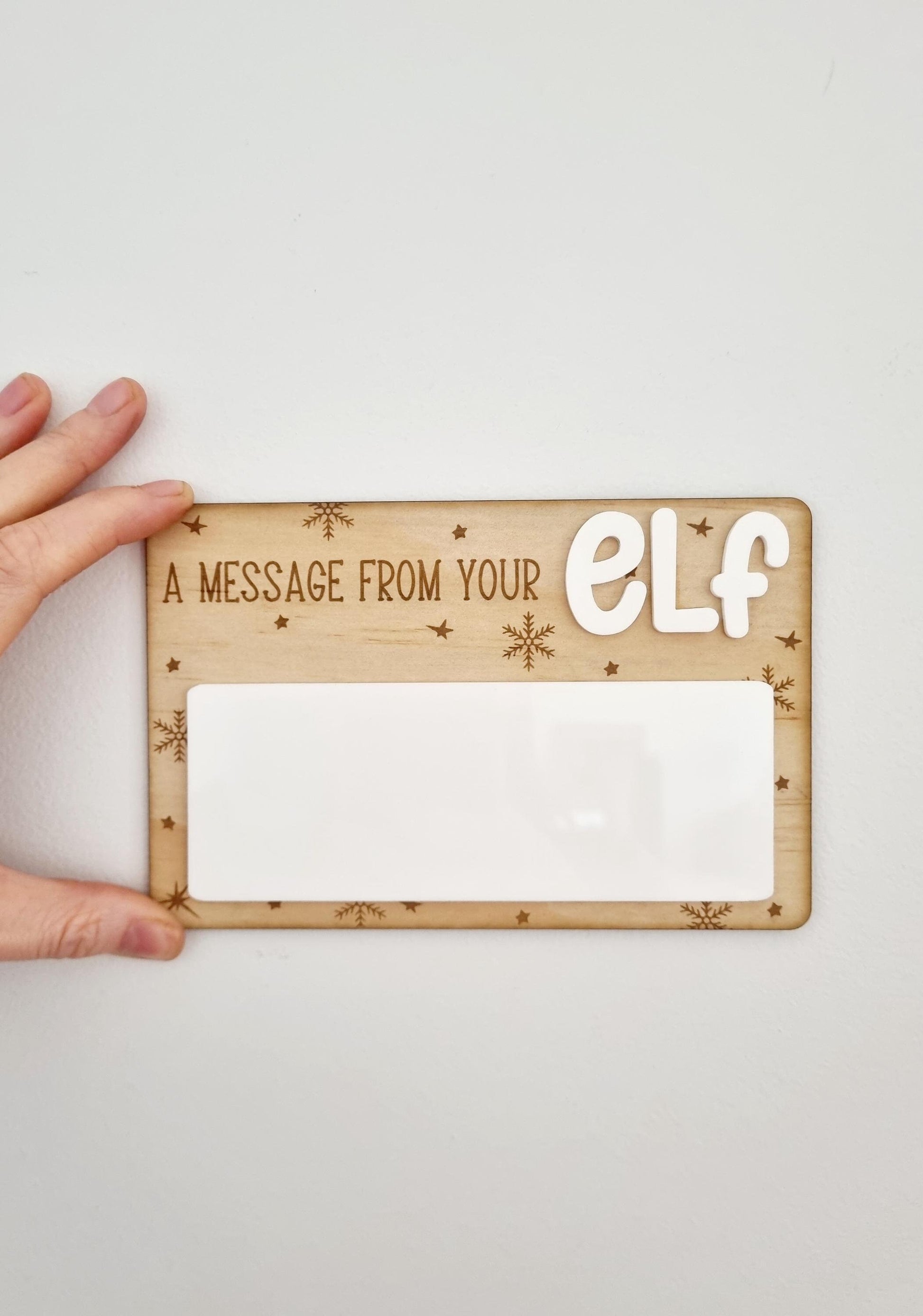 Christmas Elf, A Message From Your Elf, Re-usable Elf Prop, Christmas Gift