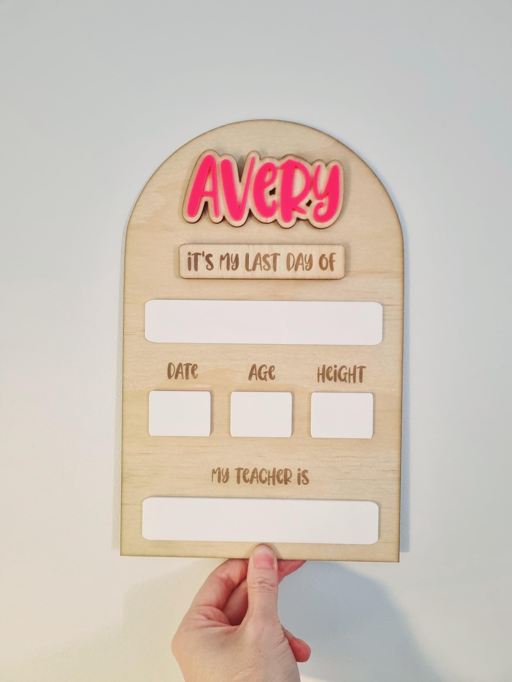 First Day Of Interchangeable Board, First Day of School Board, First Day Of Kinder Board
