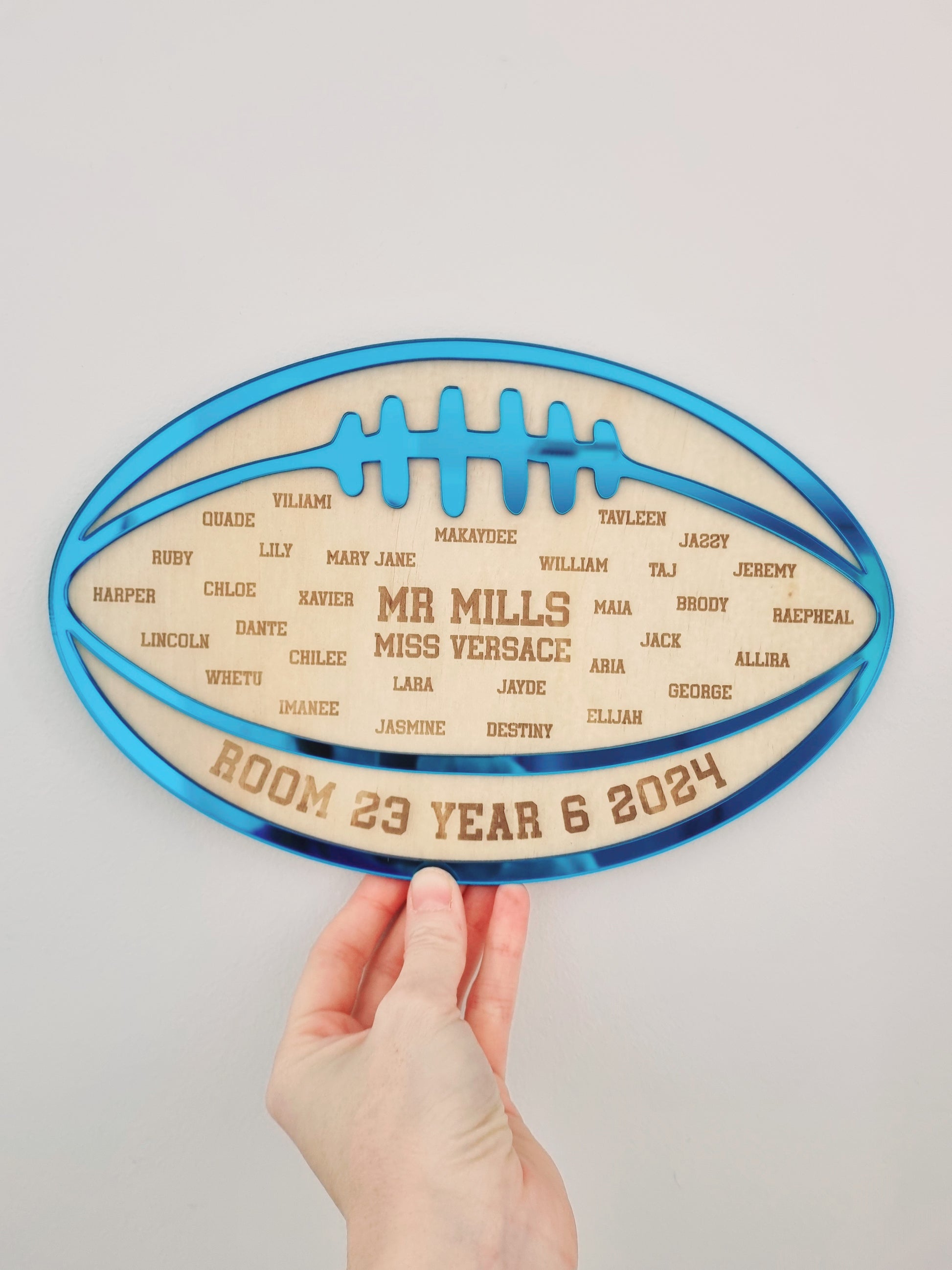 Football Coach Gift Plaque – Personalised AFL Team Keepsake