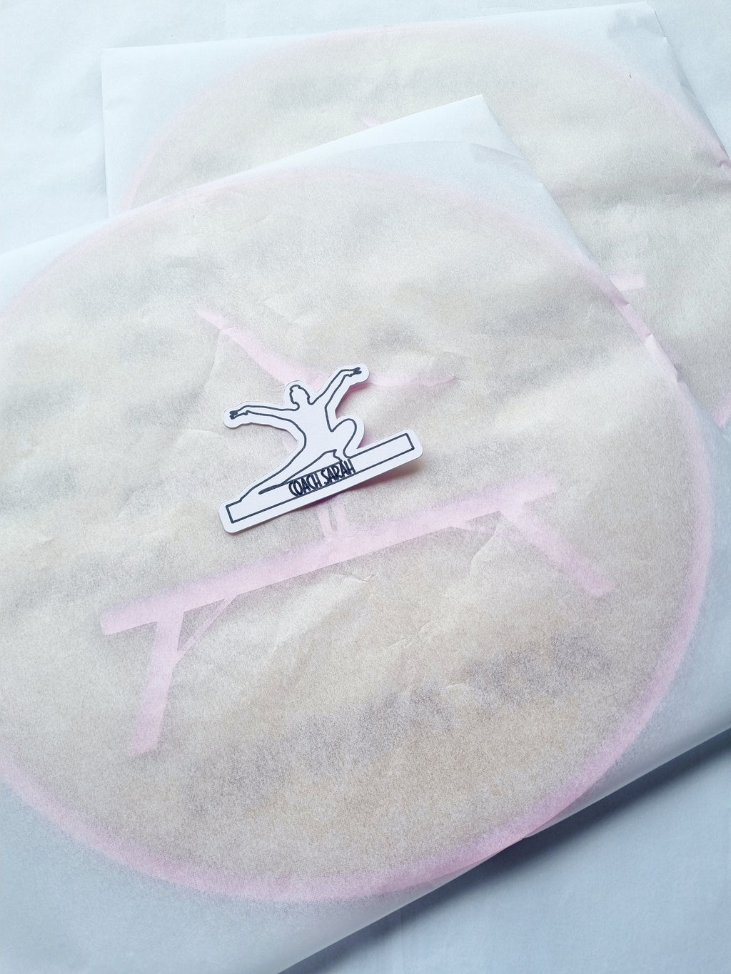 Personalised Gymnastics Coach Gift Set - Custom Coach Plaque & Shoe Tags