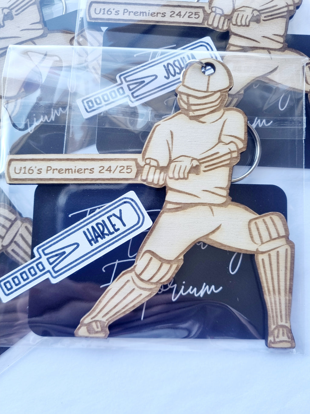 Cricket Batter Keyring – Personalised Gift for Cricket Lovers & Coaches