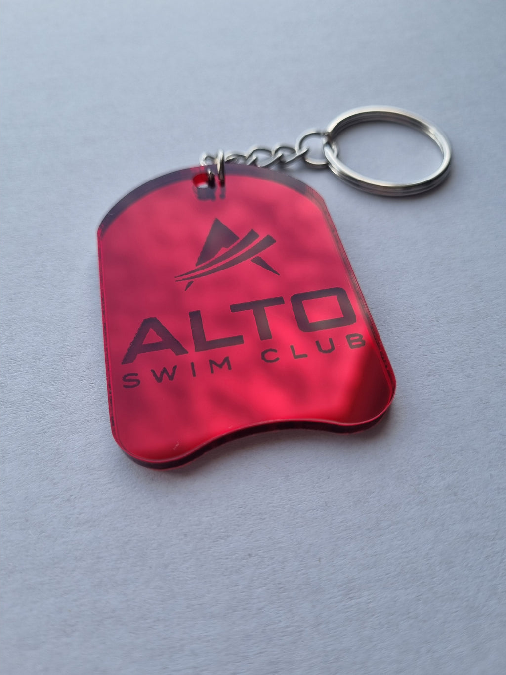 Personalised Swimming Kickboard Keyring