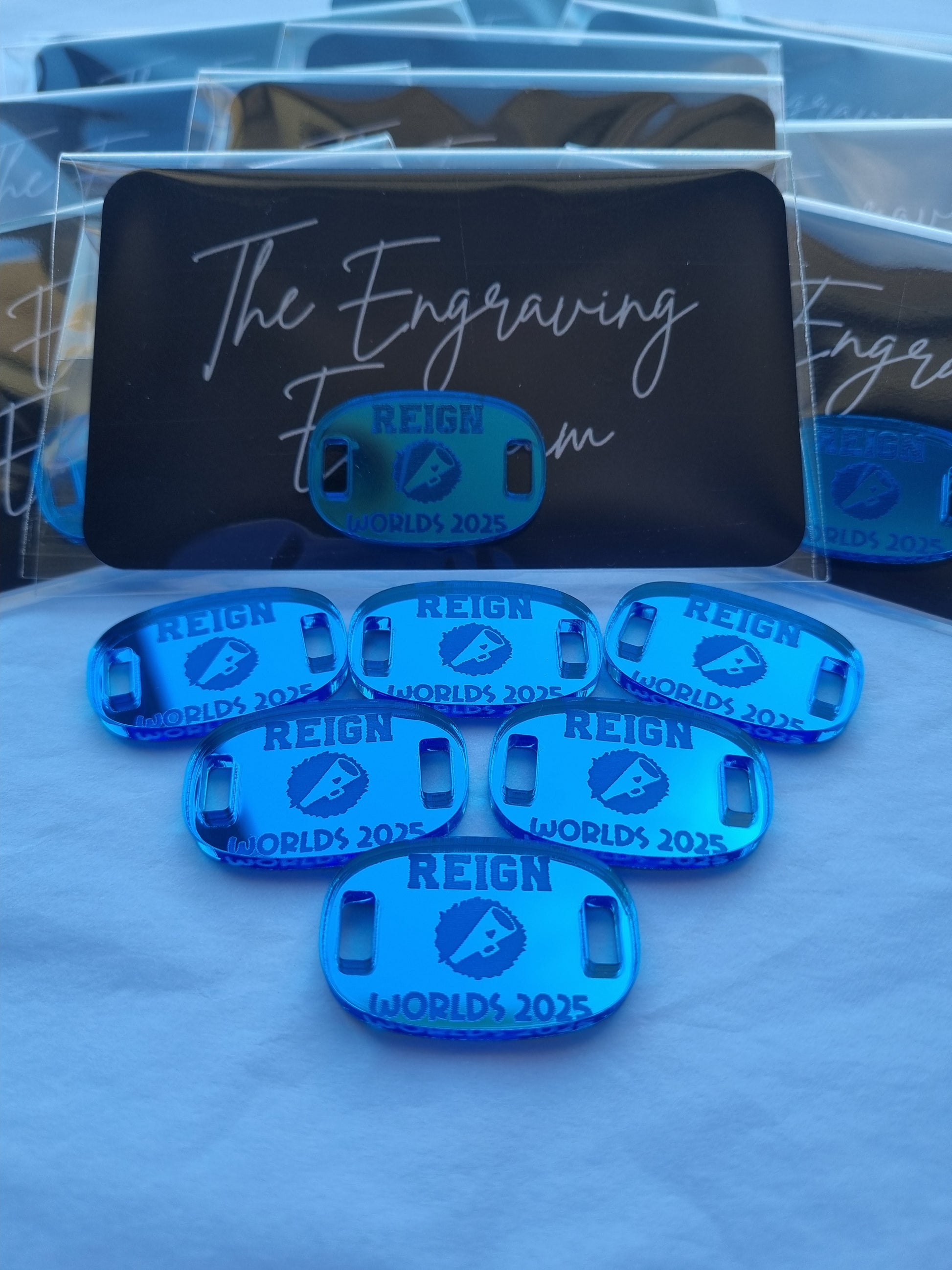 Cheer Shoe Charms – Personalised Acrylic Shoe Tags for Cheerleaders