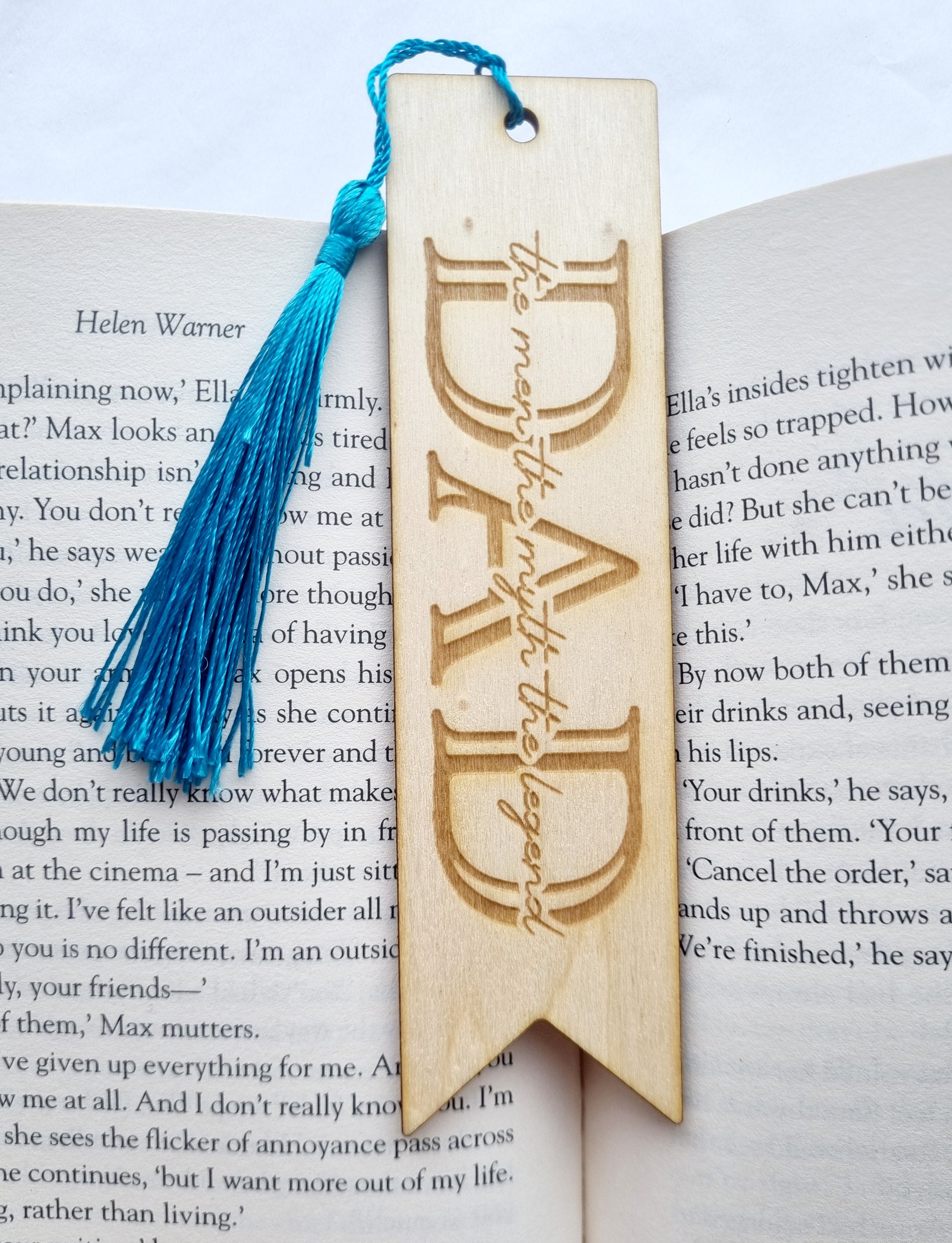 Fathers Day Bookmarks, Page Markers, Book Lovers