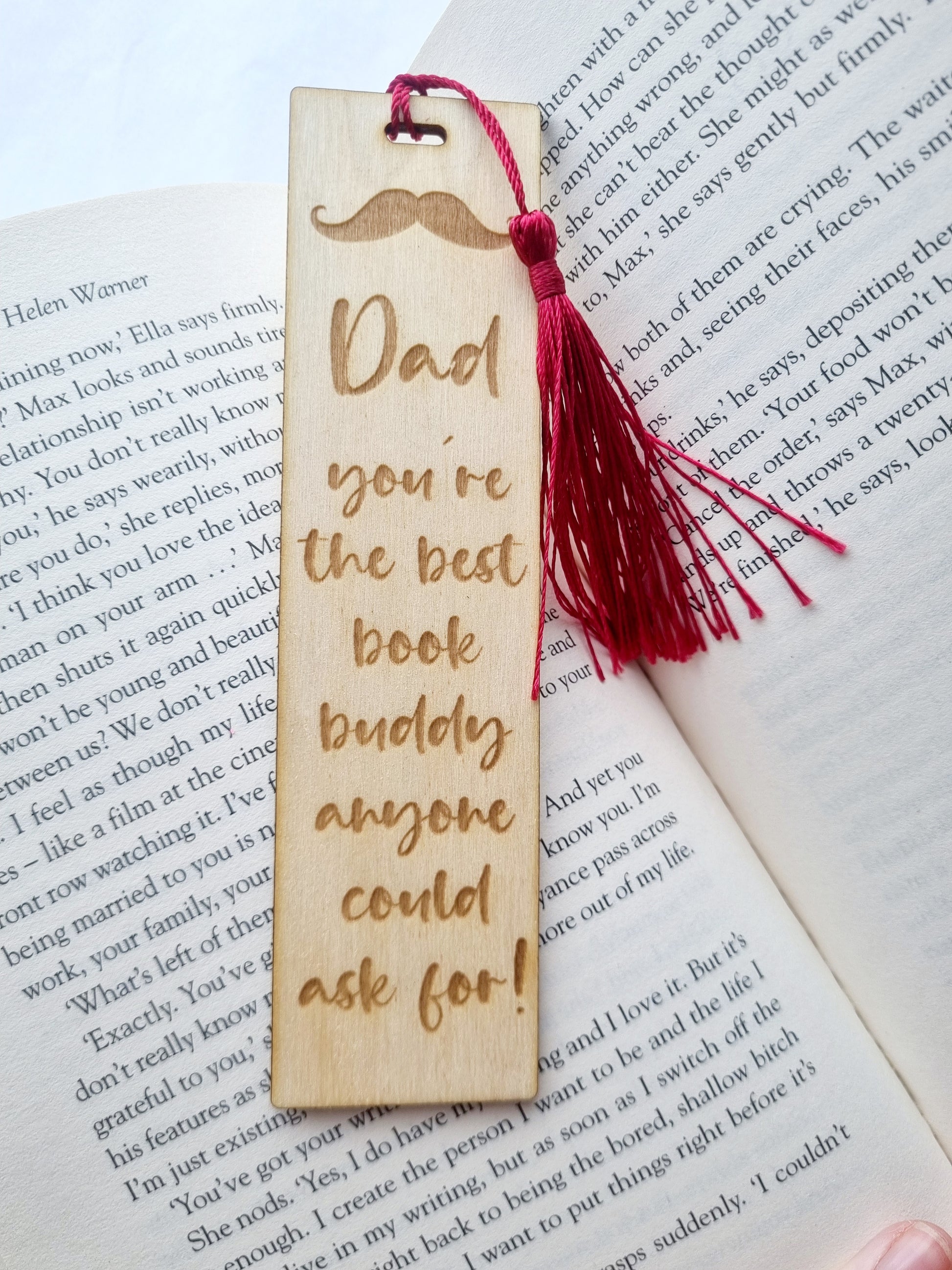 Fathers Day Bookmarks, Page Markers, Book Lovers