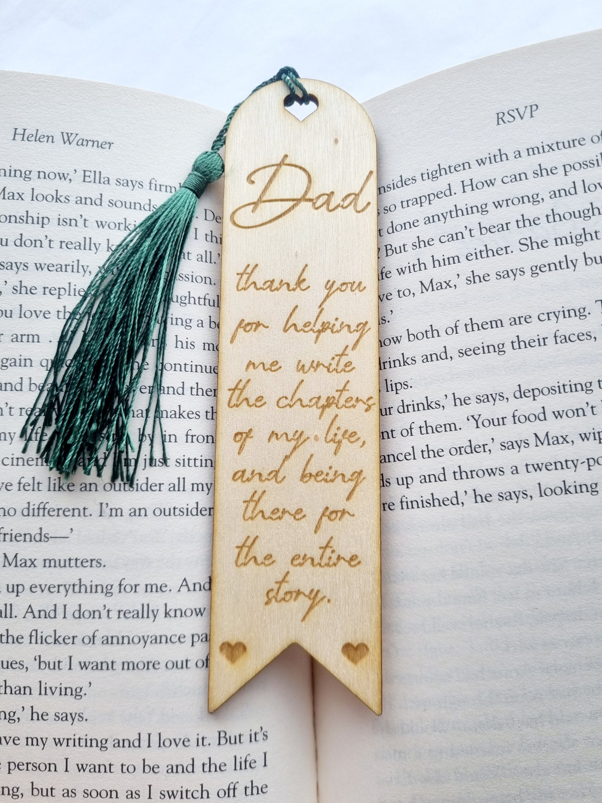 Fathers Day Bookmarks, Page Markers, Book Lovers