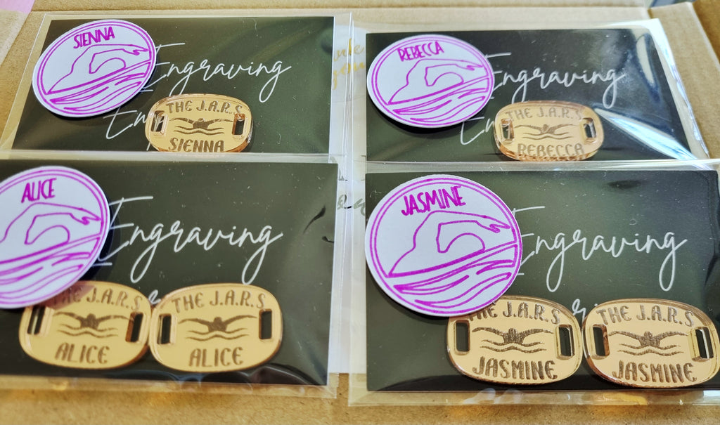 Swimming Shoe Charm - Personalised