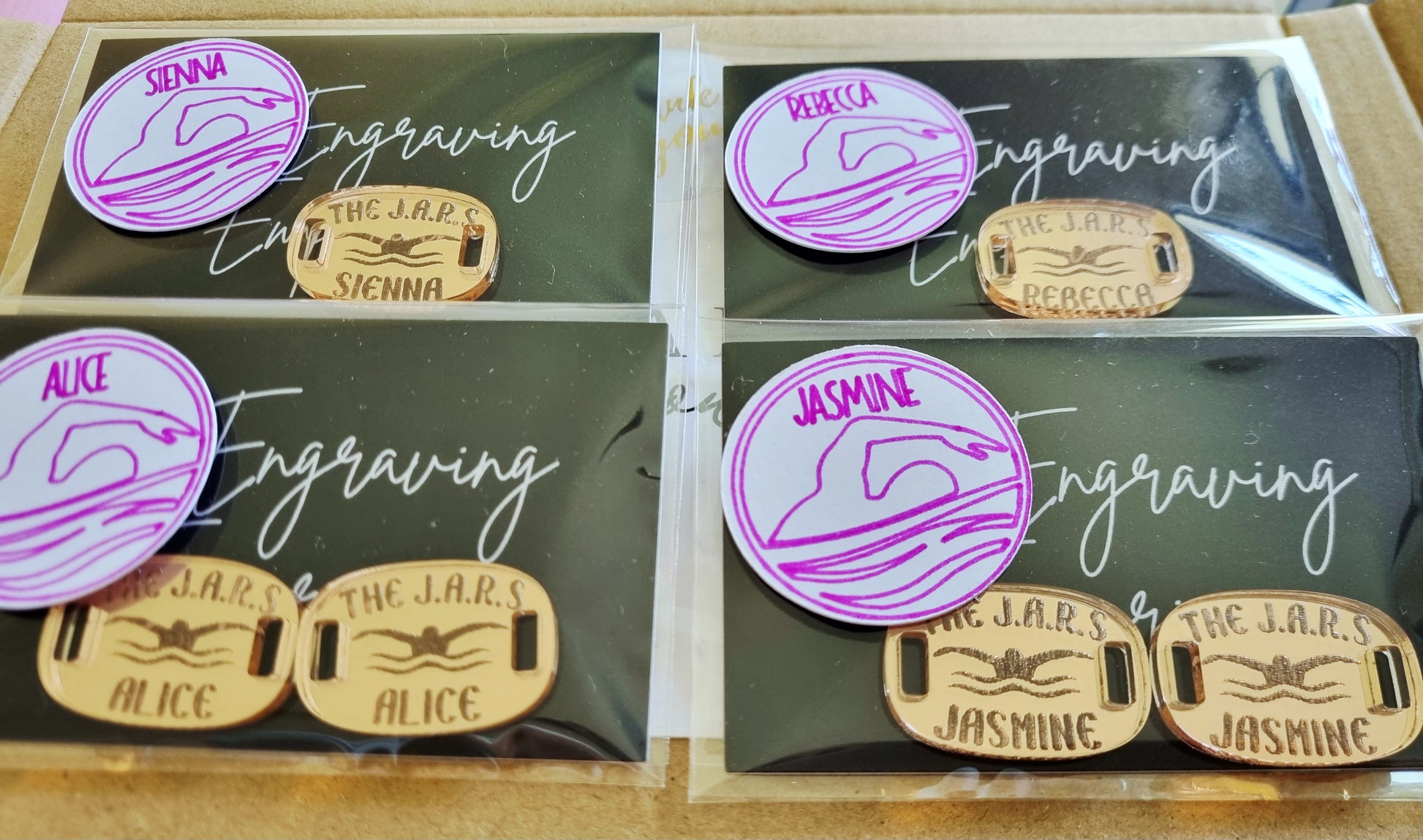 Swimming Shoe Charm - Personalised