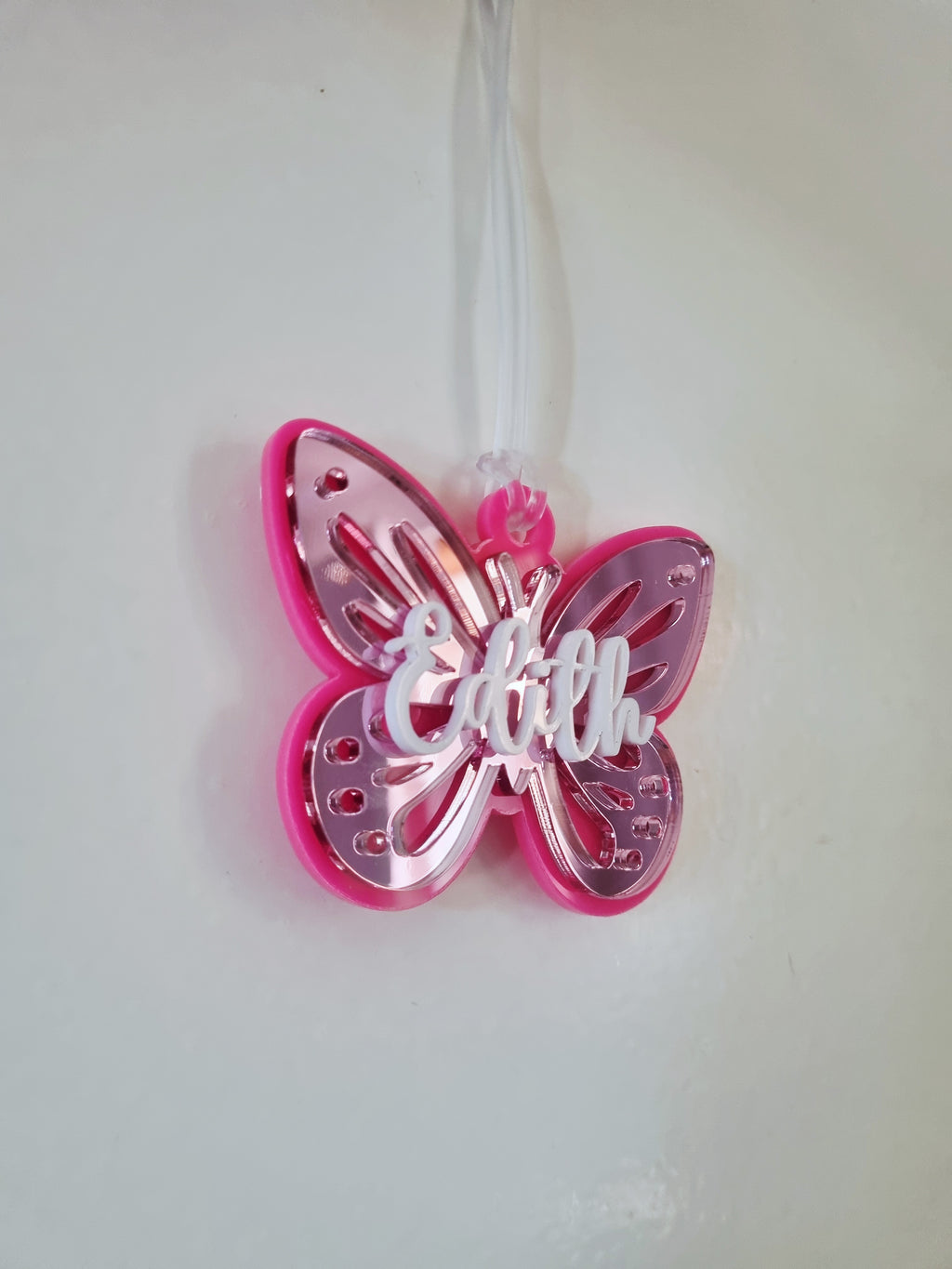 Personalised Butterfly Bag Tag