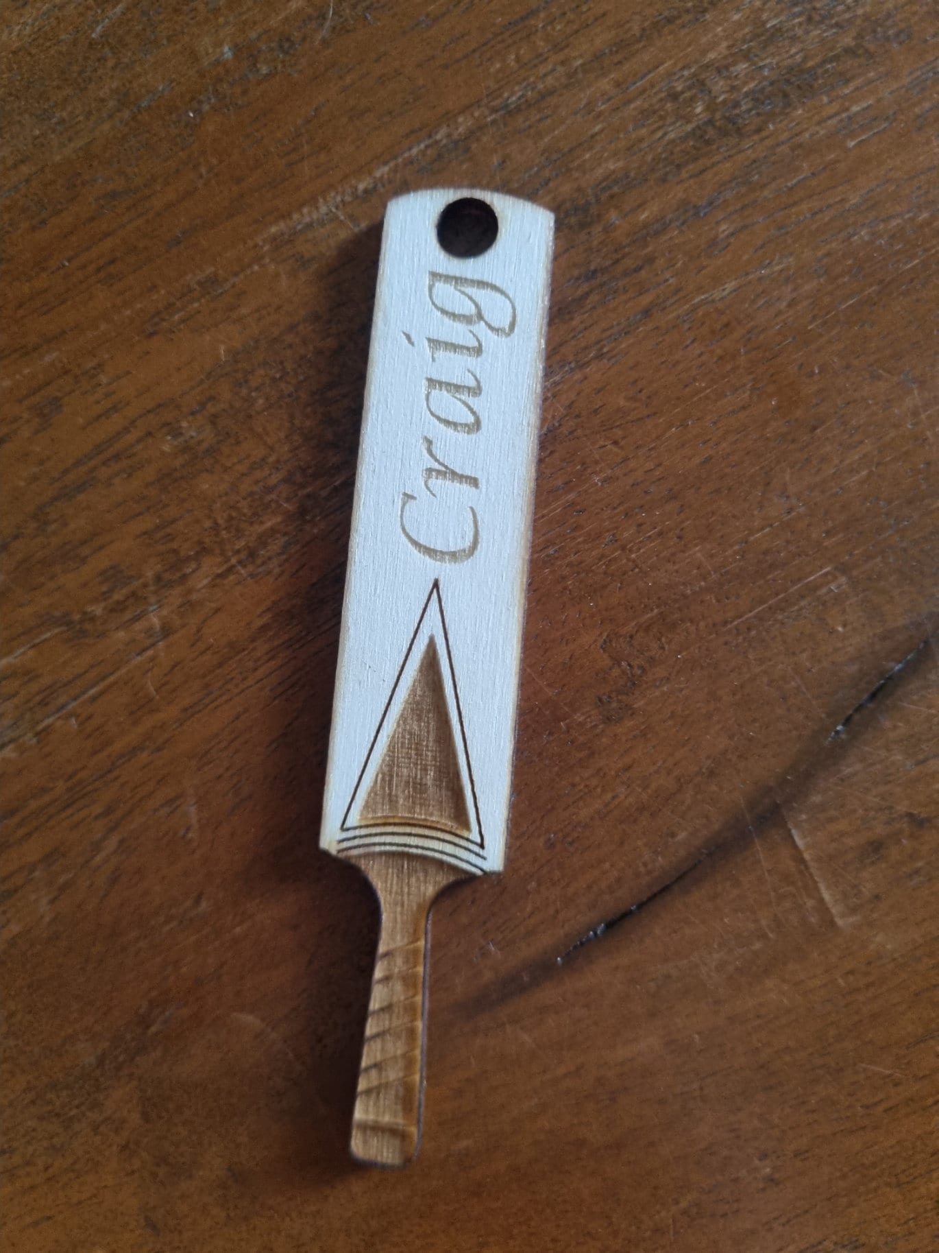 Personalised Cricket Bat Keyring, Keychain, Cricket Lovers, Cricket Team Gift