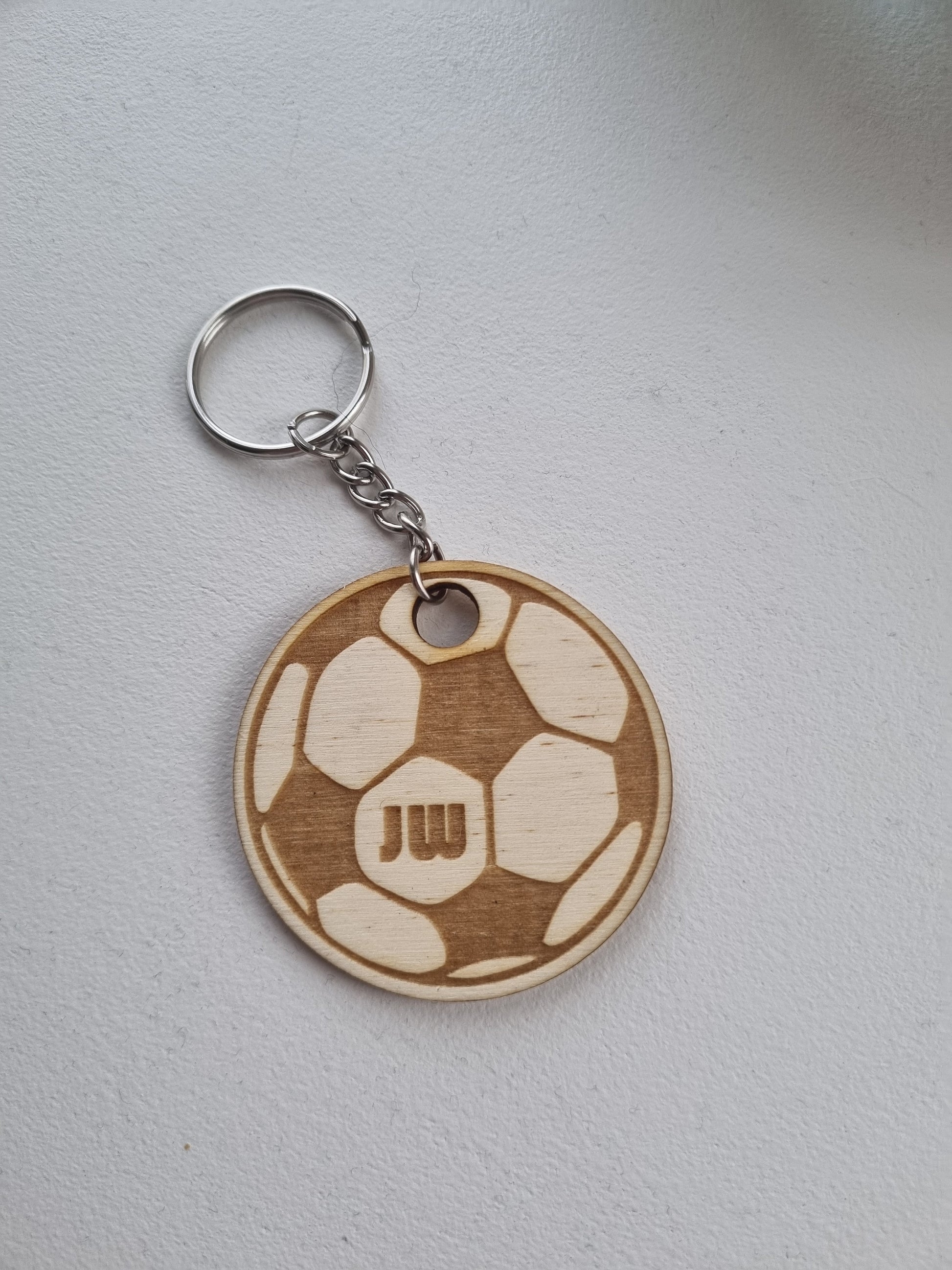 Personalised Soccer Ball Keyring, Keychain, Soccer, Engraved Team Gift
