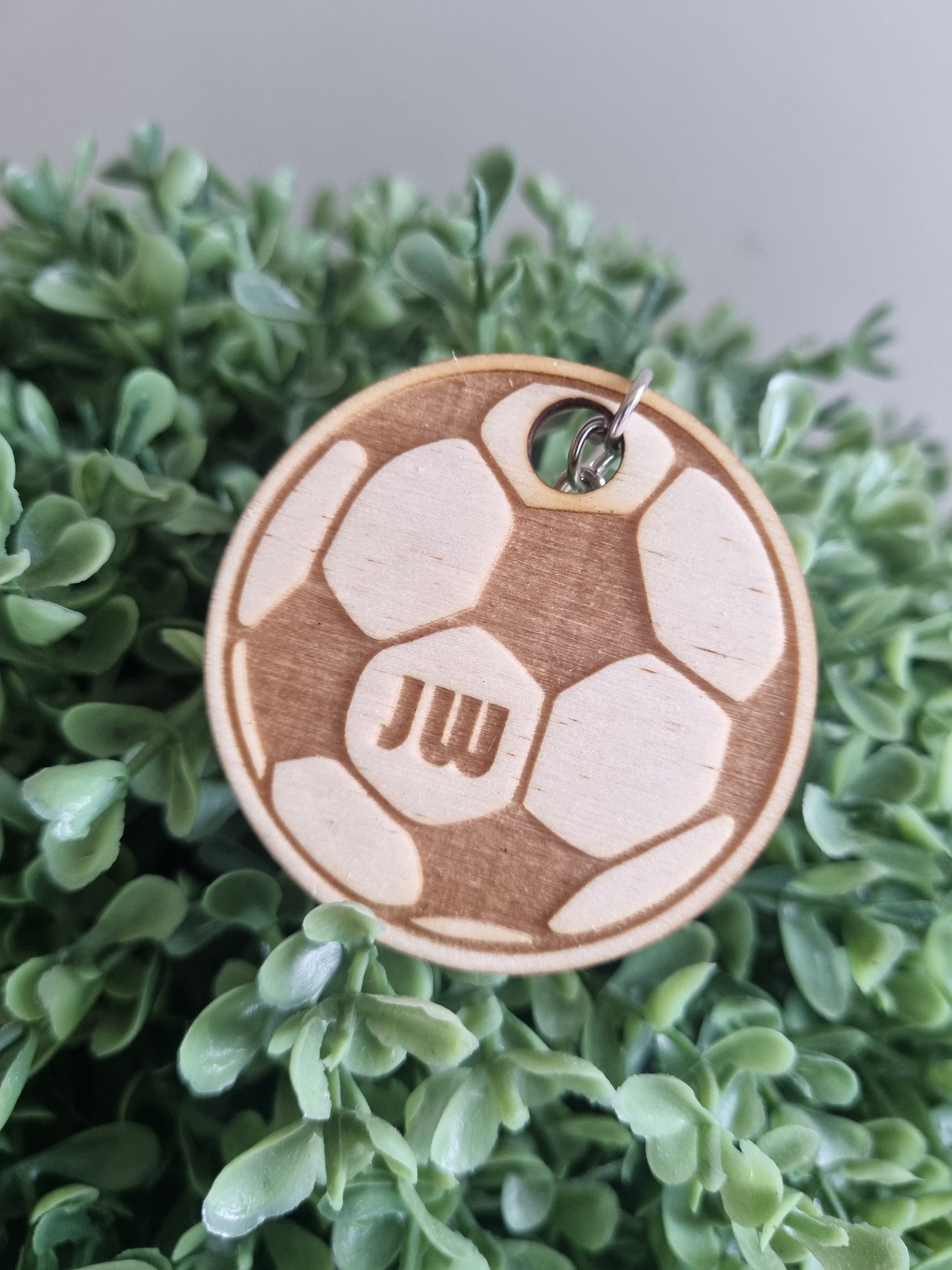 Personalised Soccer Ball Keyring, Keychain, Soccer, Engraved Team Gift
