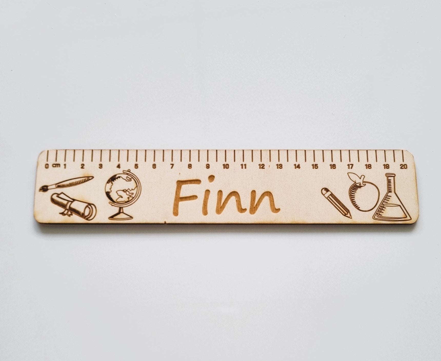 Personalised Childrens Ruler, Student Gift, Custom Keepsake, Laser Engraved Ruler