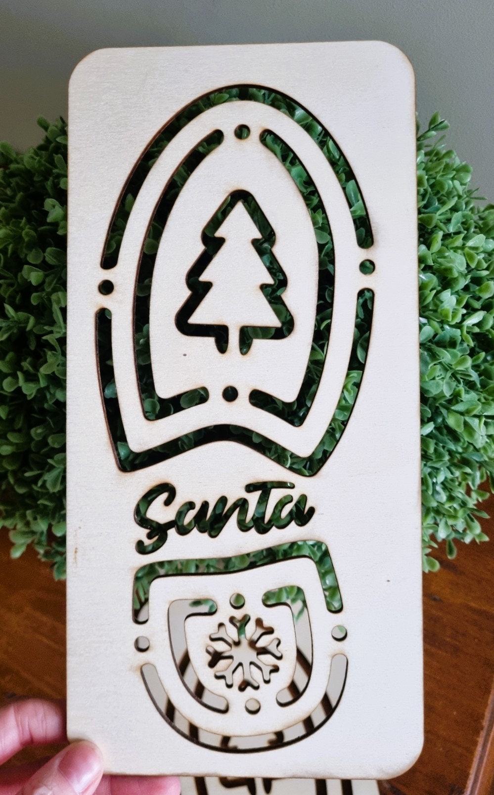 Santa Boot Stencil, Christmas Eve Magic, Christmas Decoration