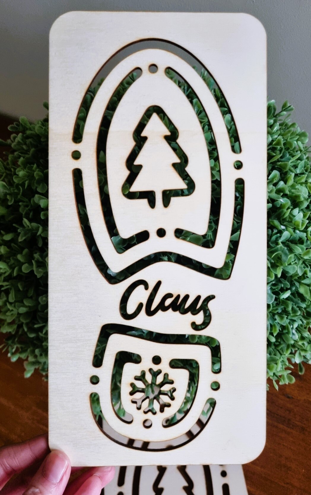 Santa Boot Stencil, Christmas Eve Magic, Christmas Decoration