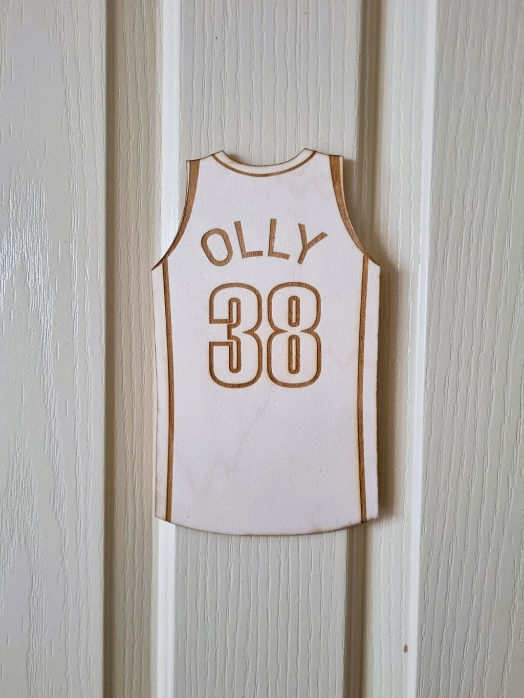 Basketball Jersey Door Sign, Personalised Name Sign, Basketball Lover Gift