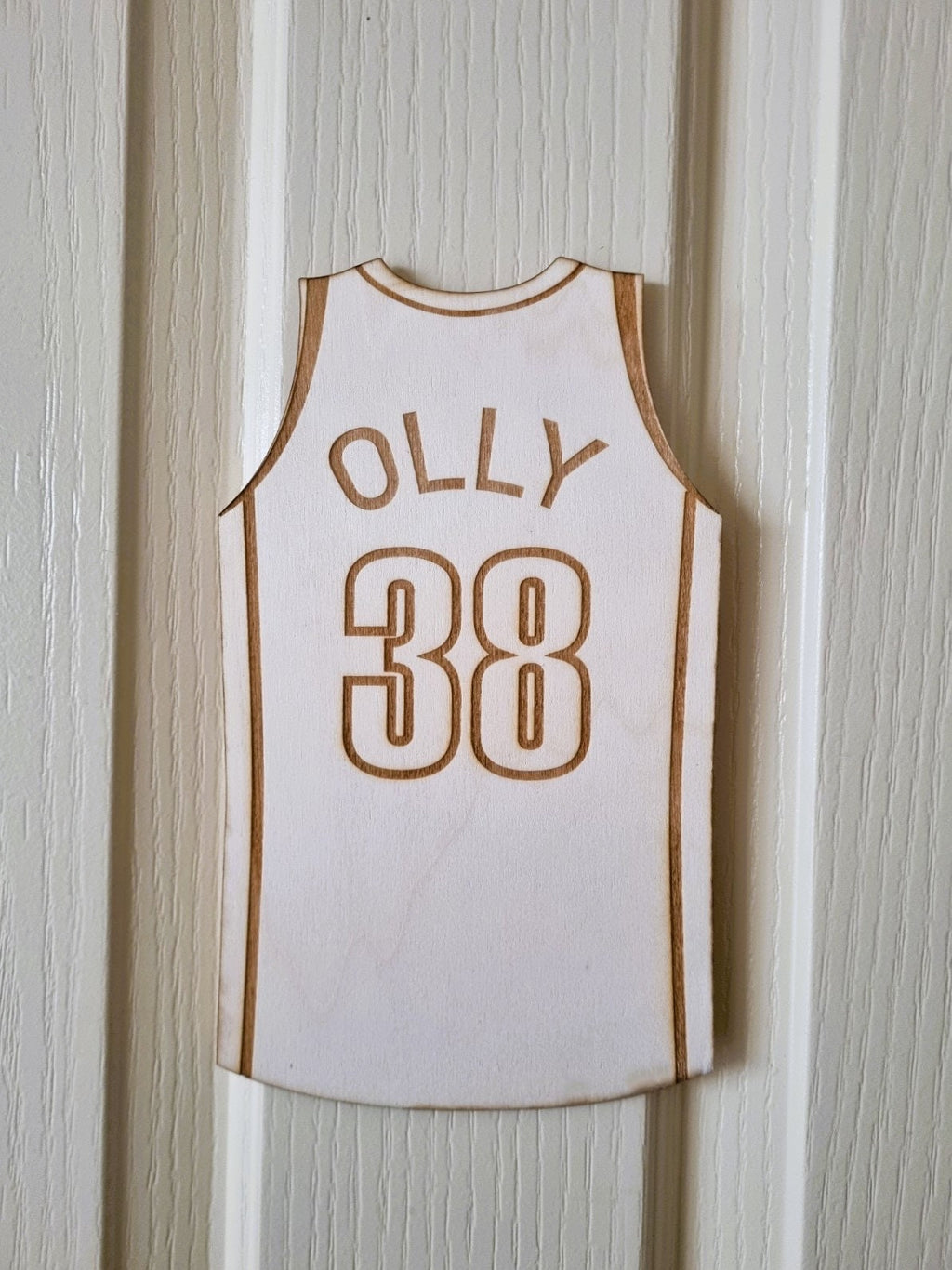Basketball Jersey Door Sign, Personalised Name Sign, Basketball Lover Gift