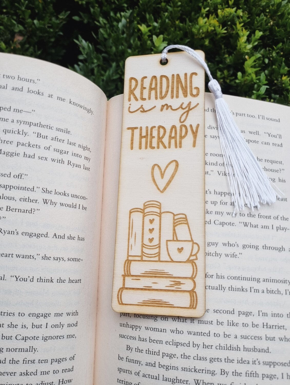 Wooden Engraved Quirky Bookmarks, Page Markers, Book Lovers, Eco Friendly Bookmarks