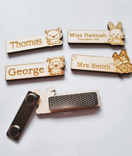 Personalised Name Badges, Profession Badges, Teacher Badge, Nurse Badge, Magnetic