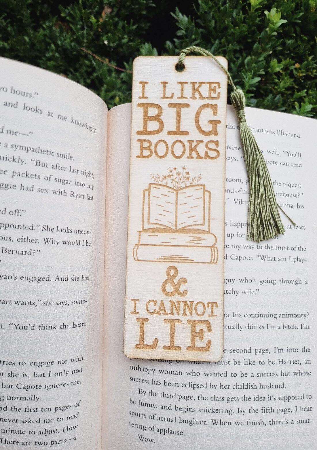 Wooden Engraved Quirky Bookmarks, Page Markers, Book Lovers, Eco Friendly Bookmarks