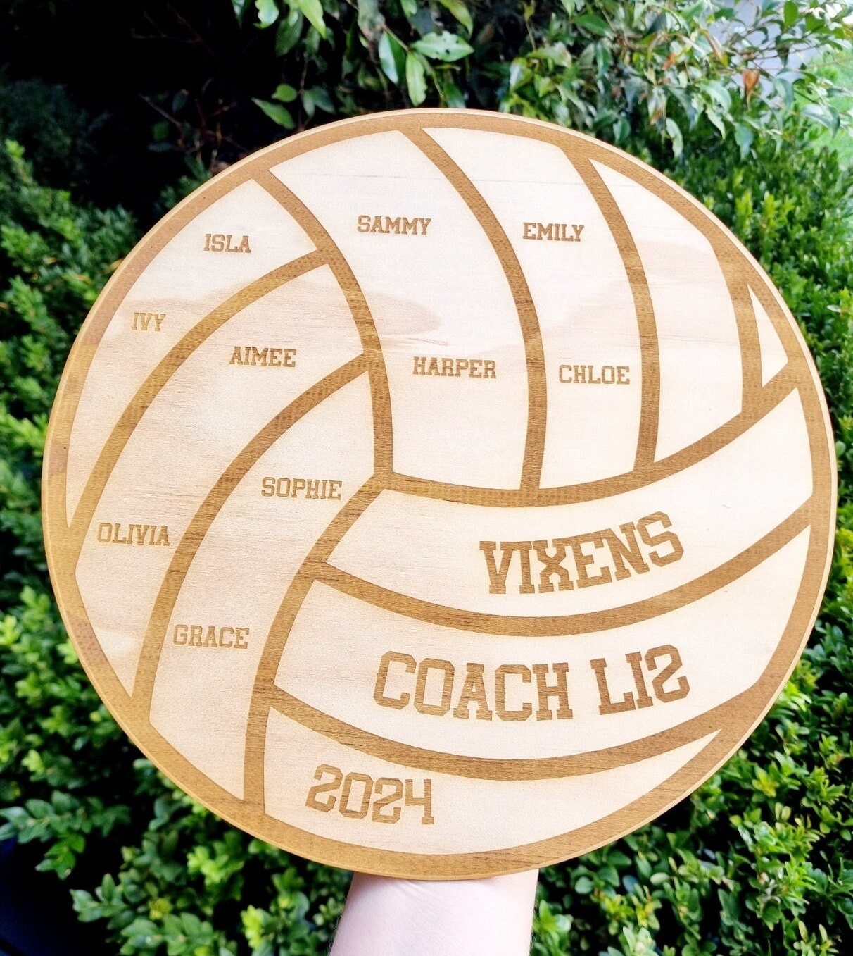 Netball Coaches Gift, Personalised Coach Plaque, Netball Gift, Netball Team Gift