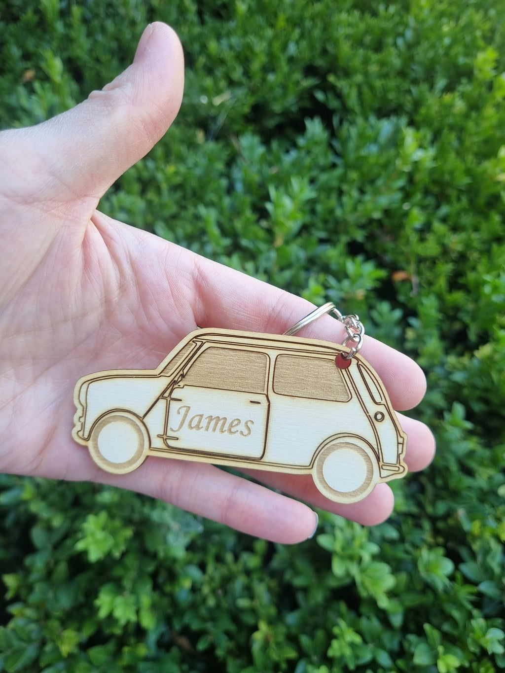 Personalised Classic Car Keyring, Keychain, Car Lovers Gift