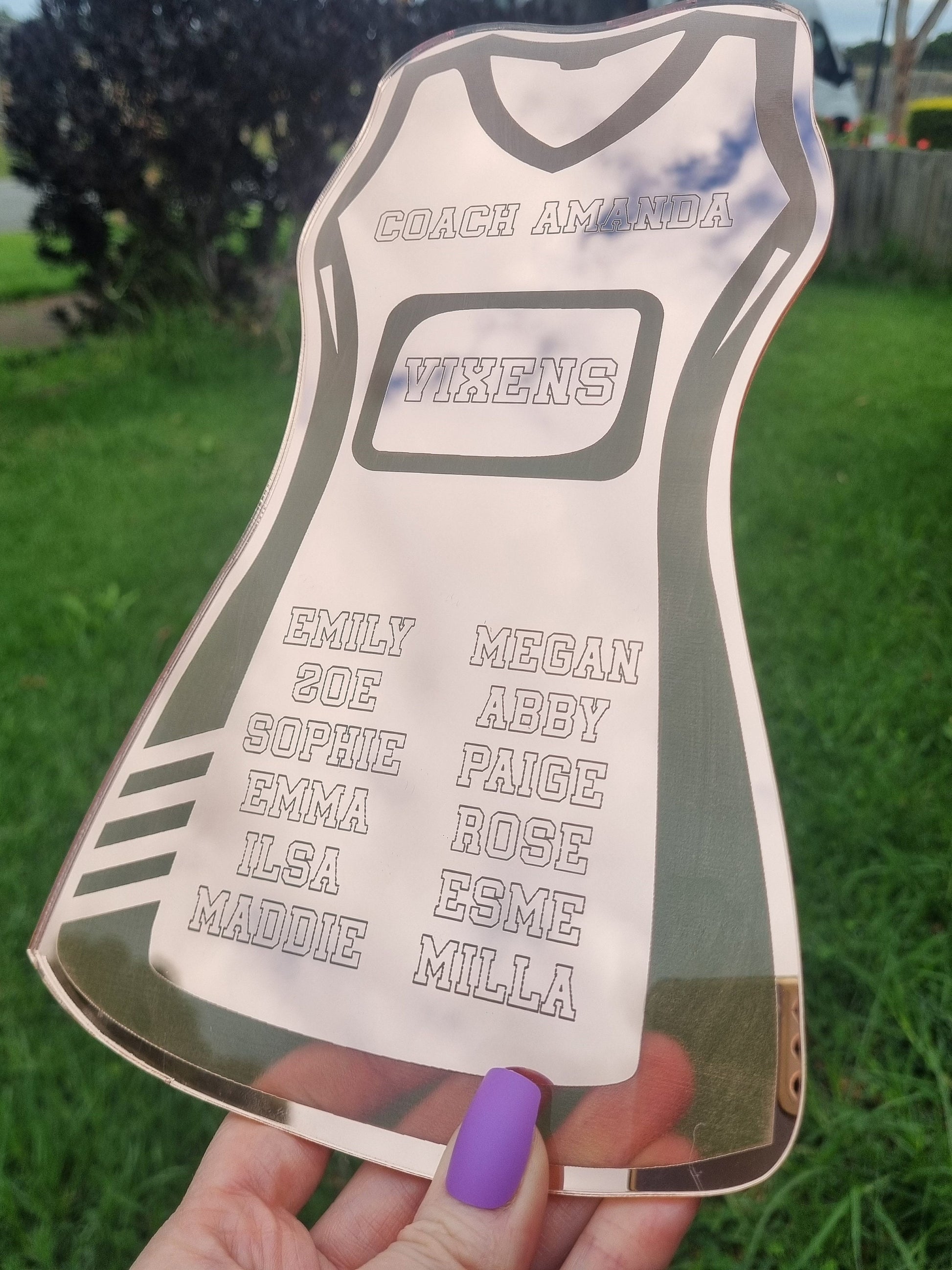 Netball Coach Gift, Coach Plaque, Netball Team Gift, Netball Player Gift