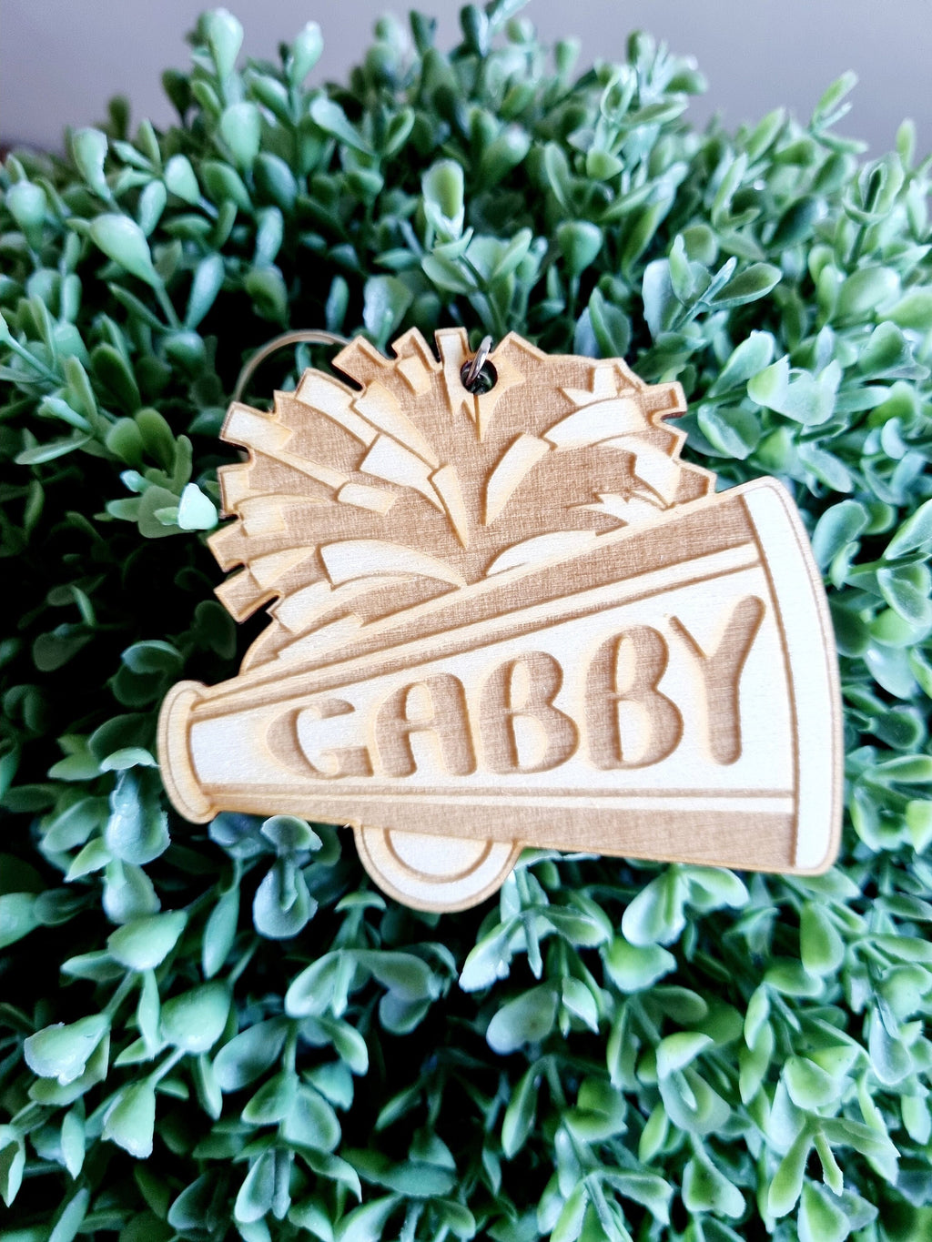 Personalised Cheer Keyring, Keychain, Cheerleading Gift, Engraved Team Gift