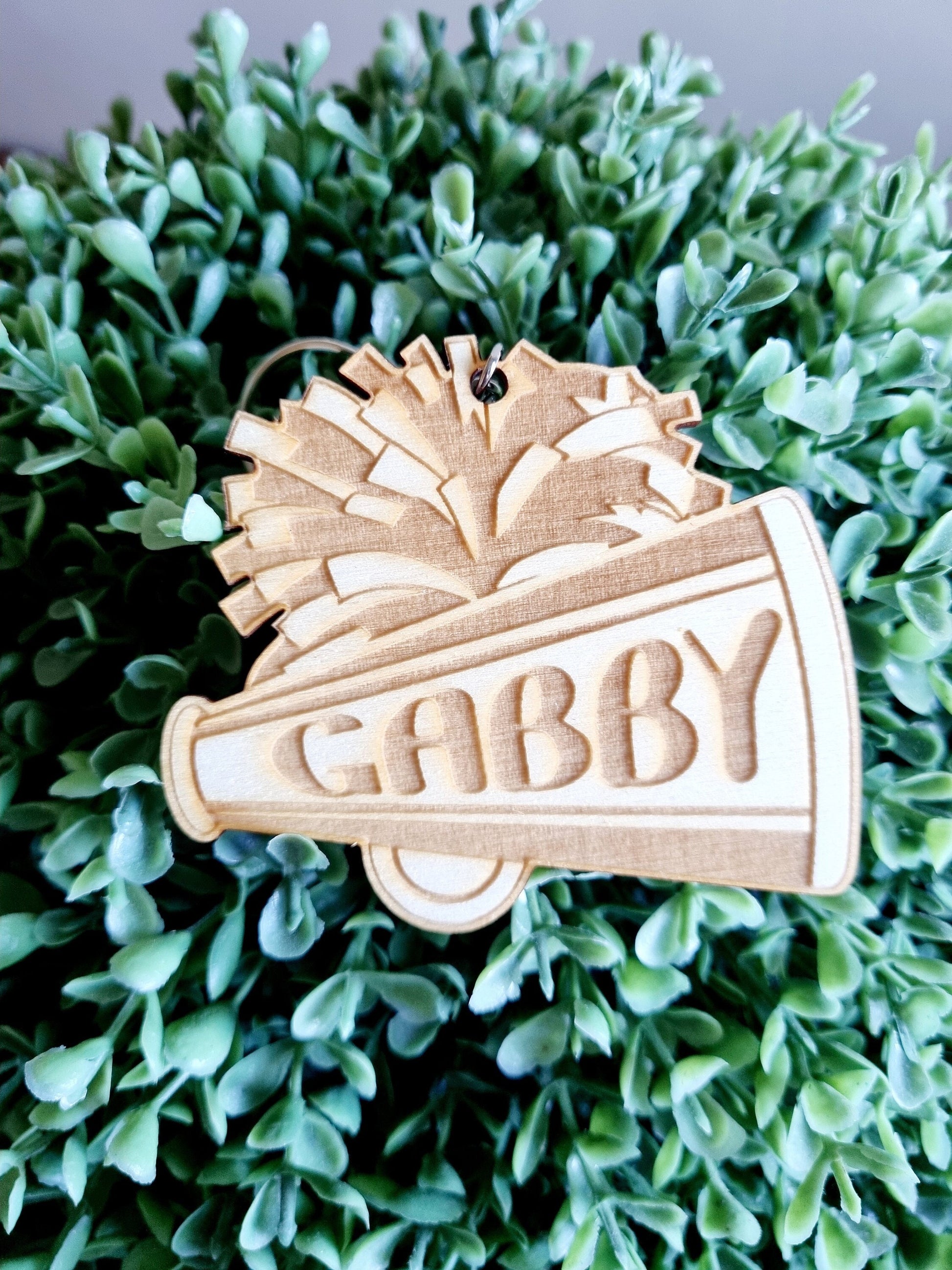Personalised Cheer Keyring, Keychain, Cheerleading Gift, Engraved Team Gift