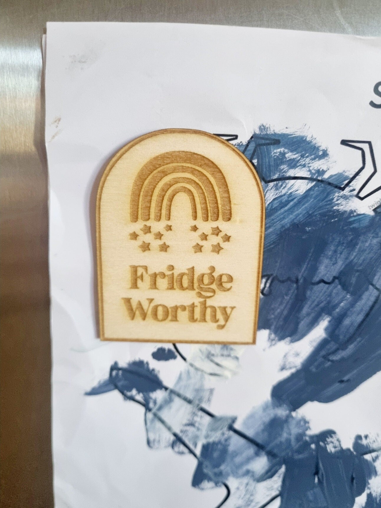 Fridge Art Magnet, Look What I Made Magnet, Fridge Worthy, School Artwork, Kinder Artwork