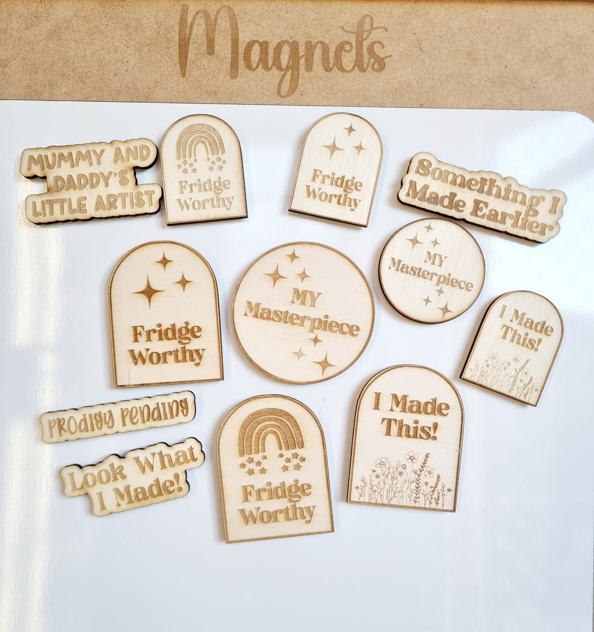 Fridge Art Magnet, Look What I Made Magnet, Fridge Worthy, School Artwork, Kinder Artwork