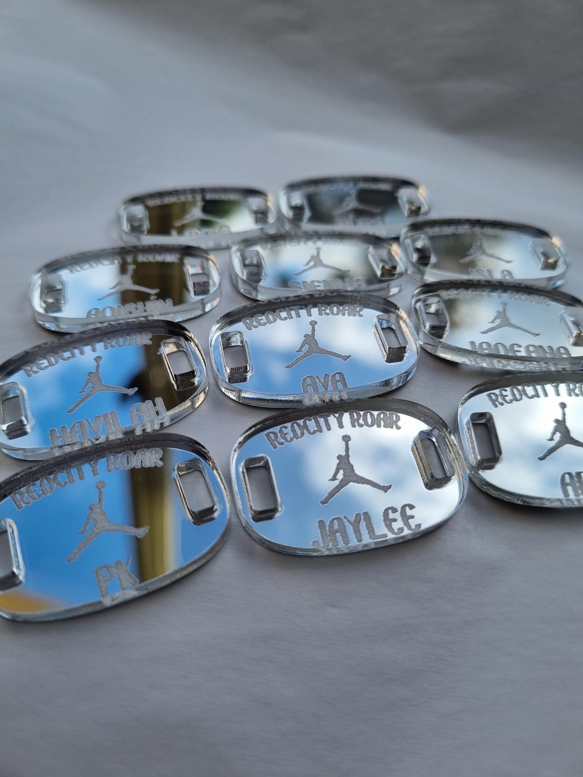 Personalised Basketball Shoe Charms, Custom Shoelace Tags, Basketball Team Gift, Coach Gift, Basketball Accessories