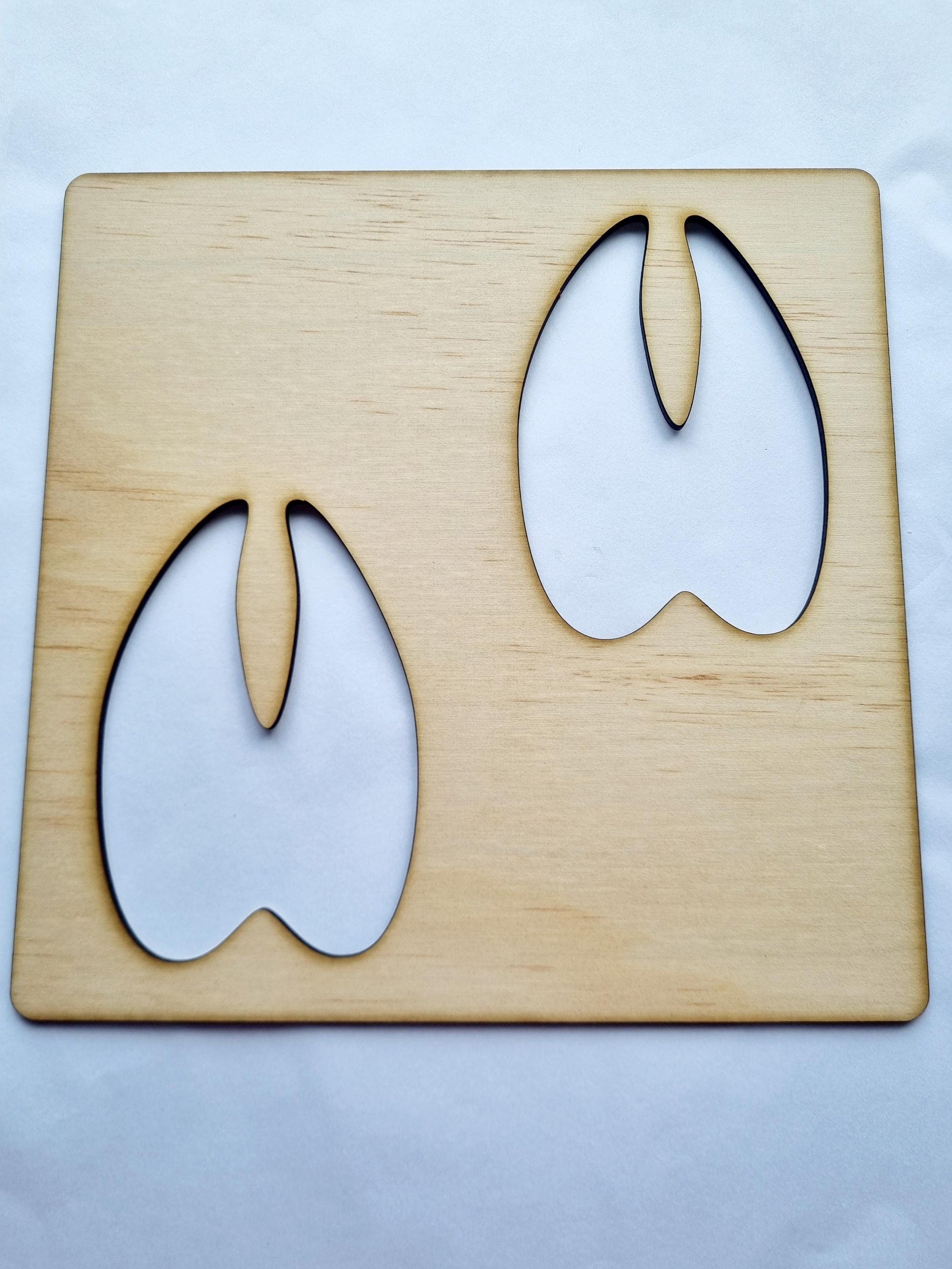 Reindeer Hoof Stencil, Christmas Eve Magic, Christmas Decoration