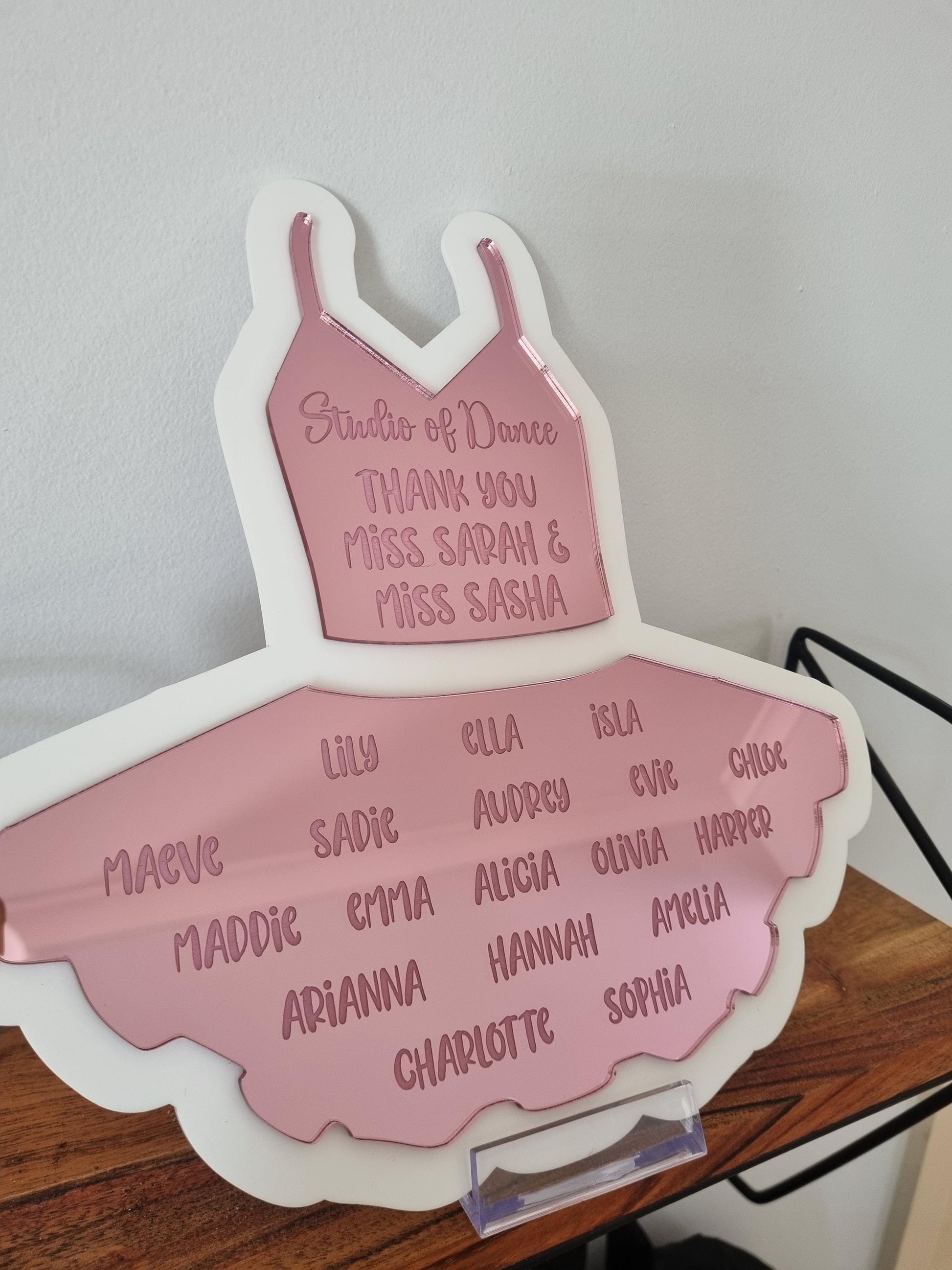 Dance Teacher Gift, Ballet Teacher Gift, Dance Plaque, Dance Team Gift