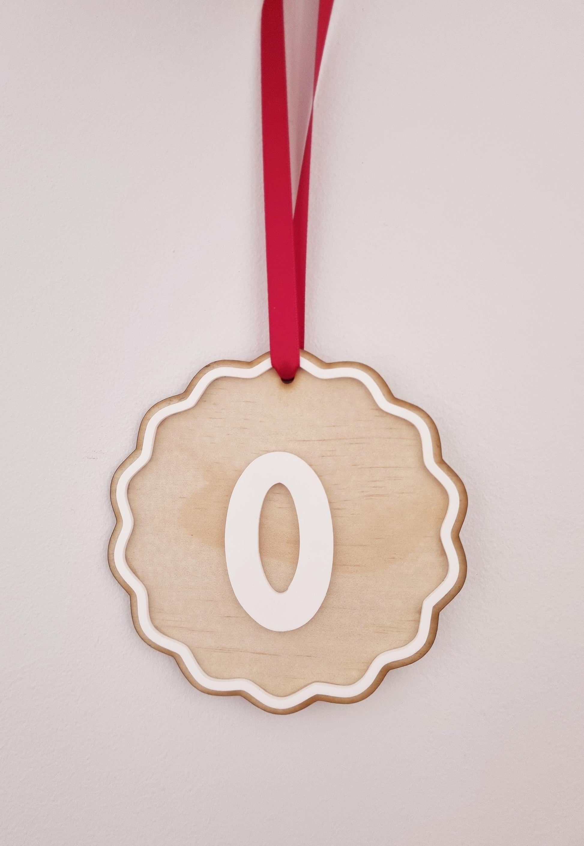 Personalised Christmas Ornament, Whimsical Christmas Ornament, Letter Ornament