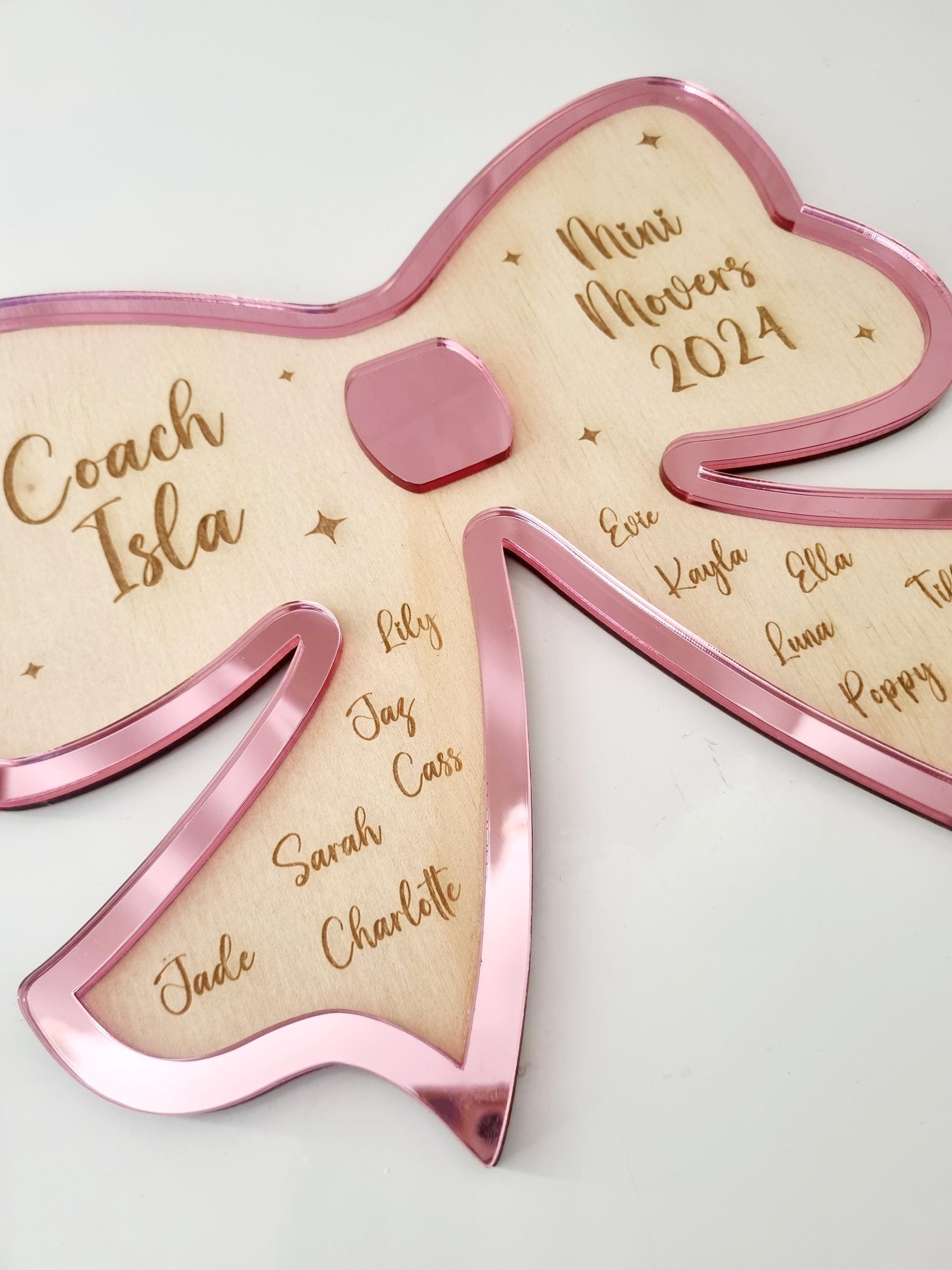 Personalised Cheer Coach Plaque, Ballet Teacher Gift, Custom Dance Recital Gift, Choreographer Appreciation Keepsake