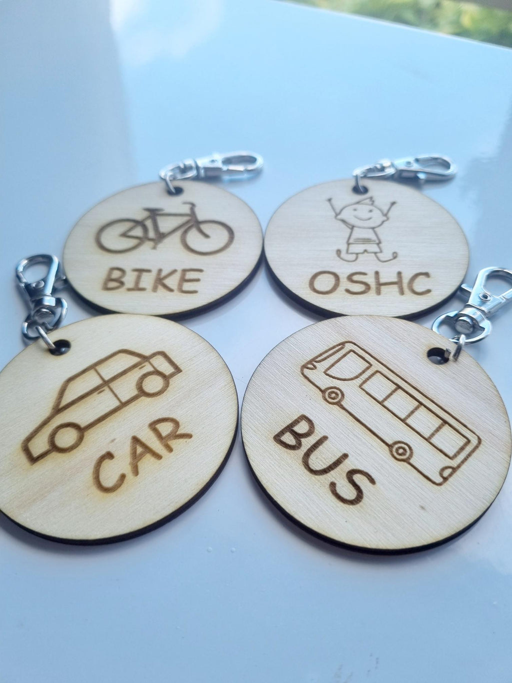 Kids School Backpack After School Reminder Keyring Set: Stay Organized and Confident on the Go!