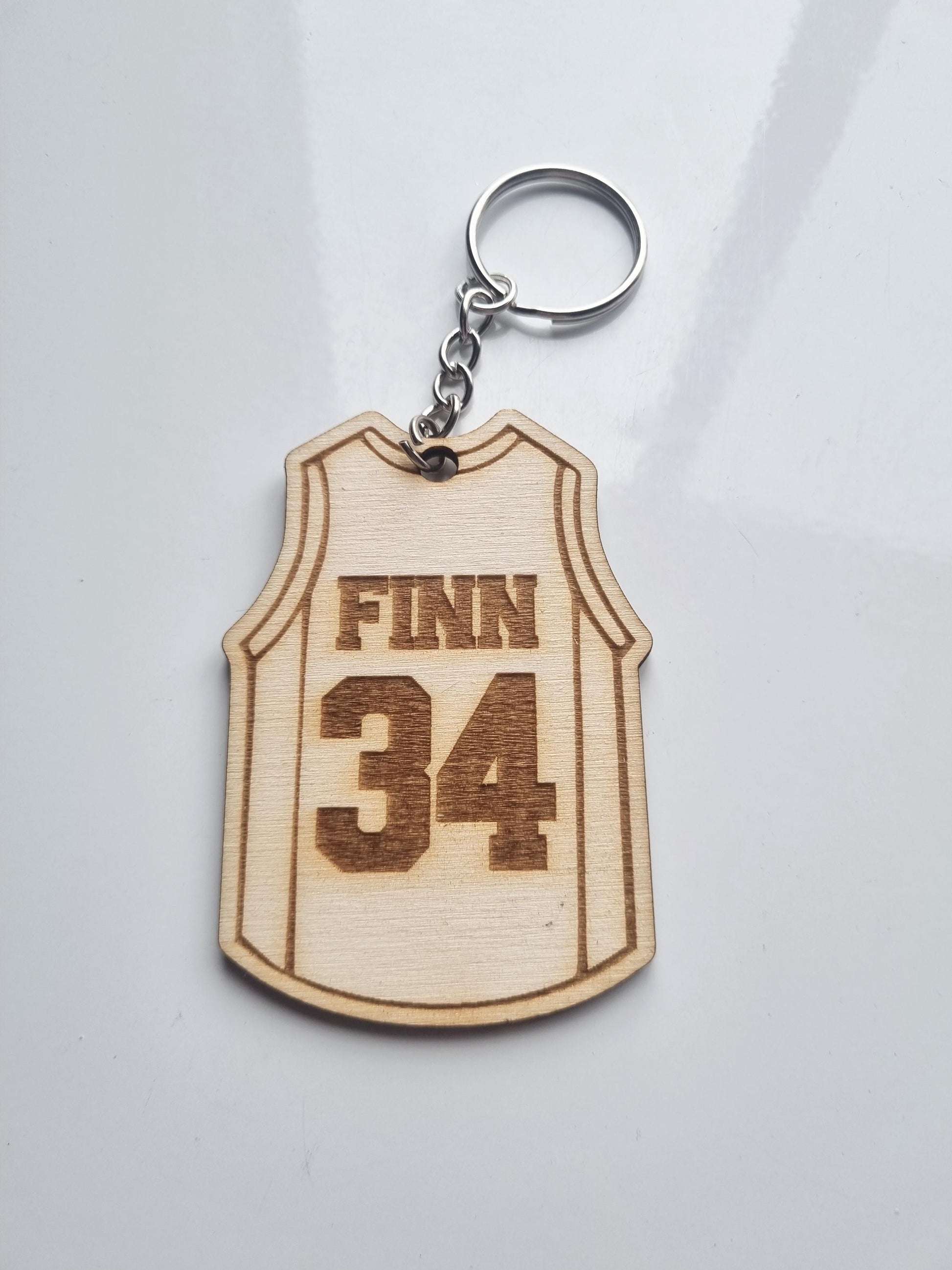 Personalised Basketball Jersey Keyring, Custom Bball Keychain, Basketball Player Gift, Basketball Team Accessories