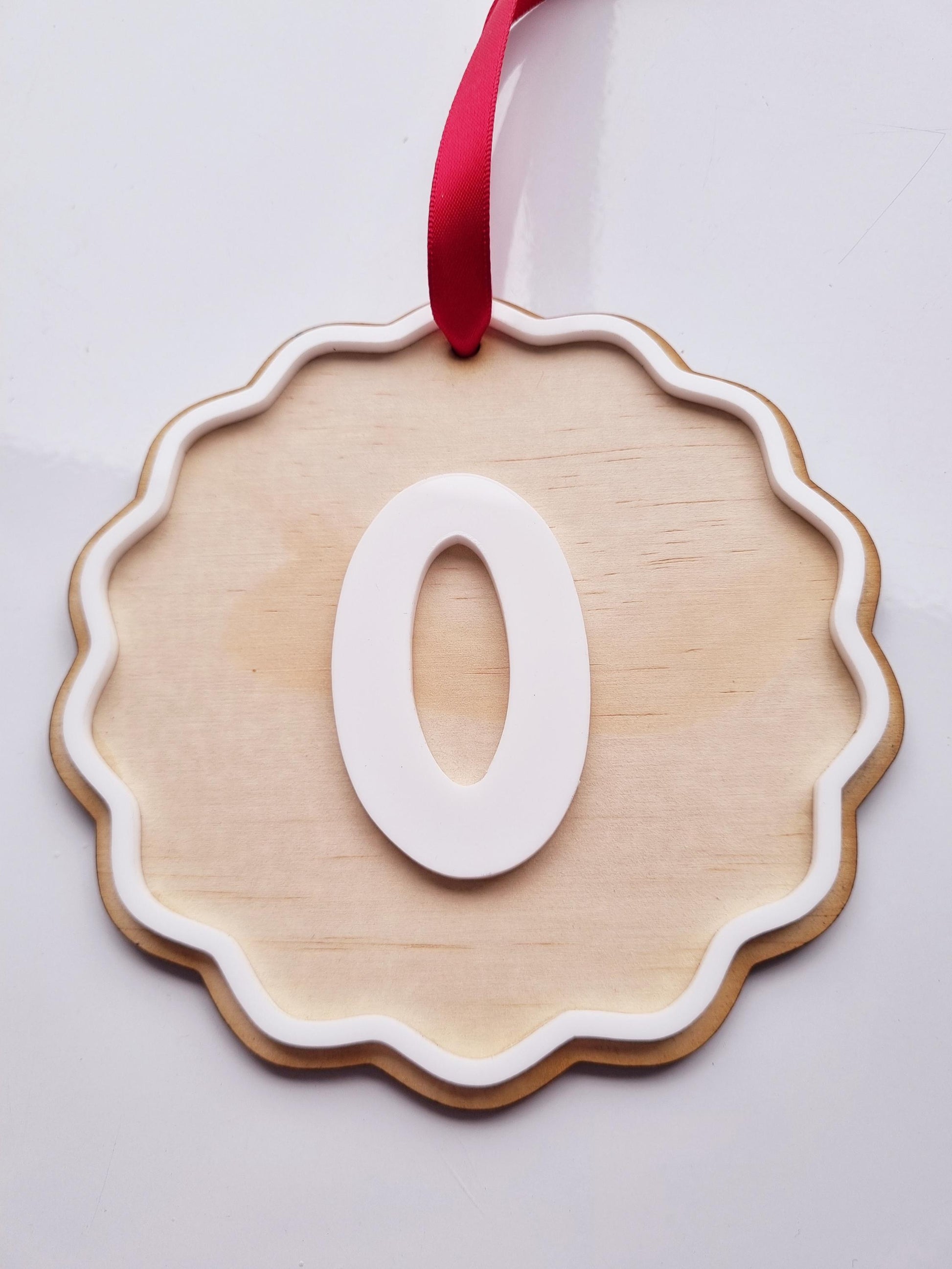 Personalised Christmas Ornament, Whimsical Christmas Ornament, Letter Ornament