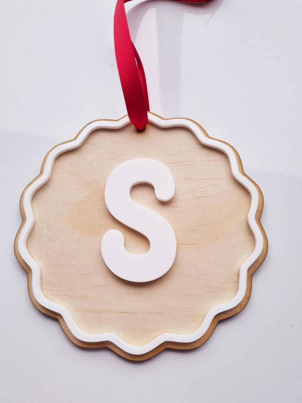 Personalised Christmas Ornament, Whimsical Christmas Ornament, Letter Ornament