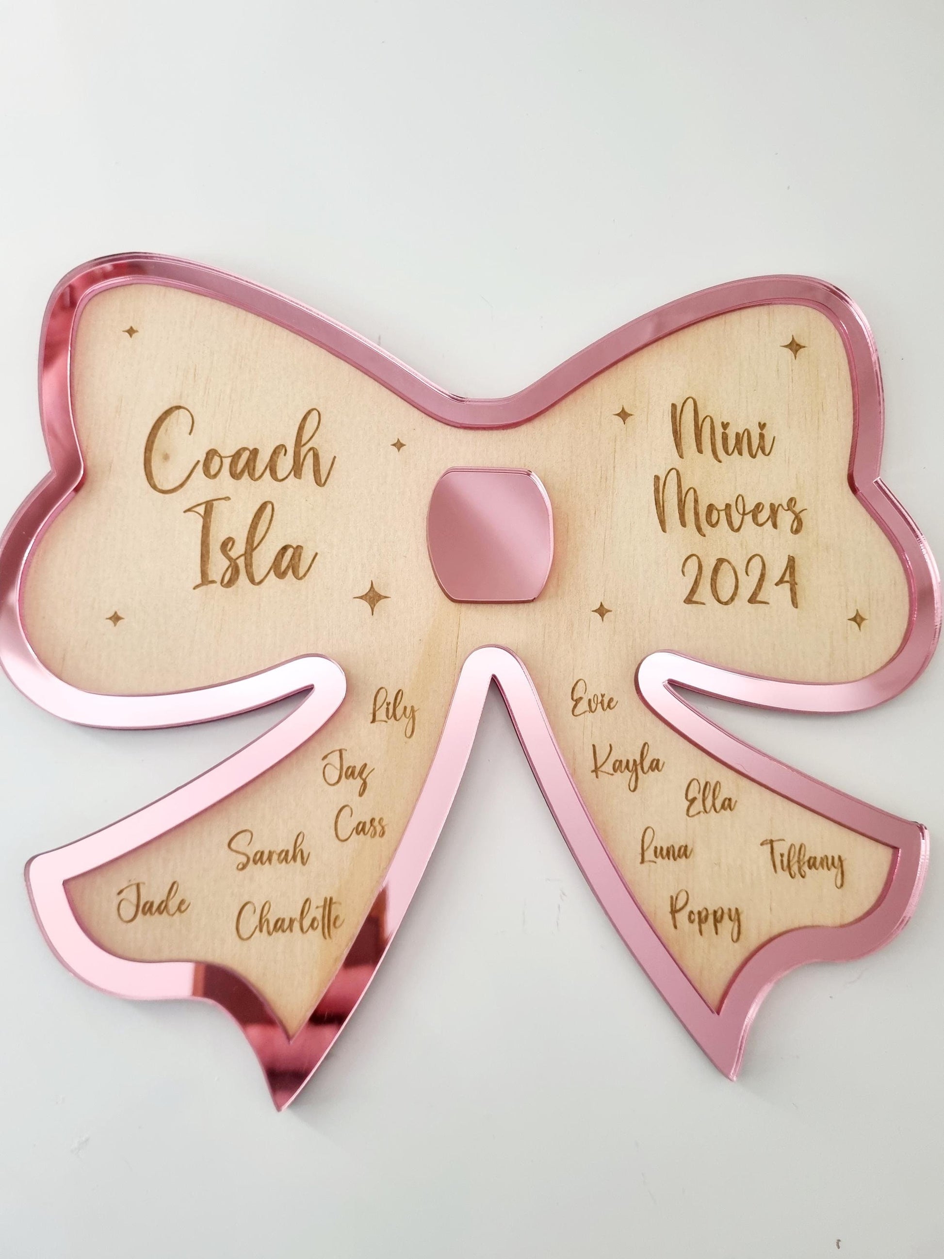 Personalised Cheer Coach Plaque, Ballet Teacher Gift, Custom Dance Recital Gift, Choreographer Appreciation Keepsake