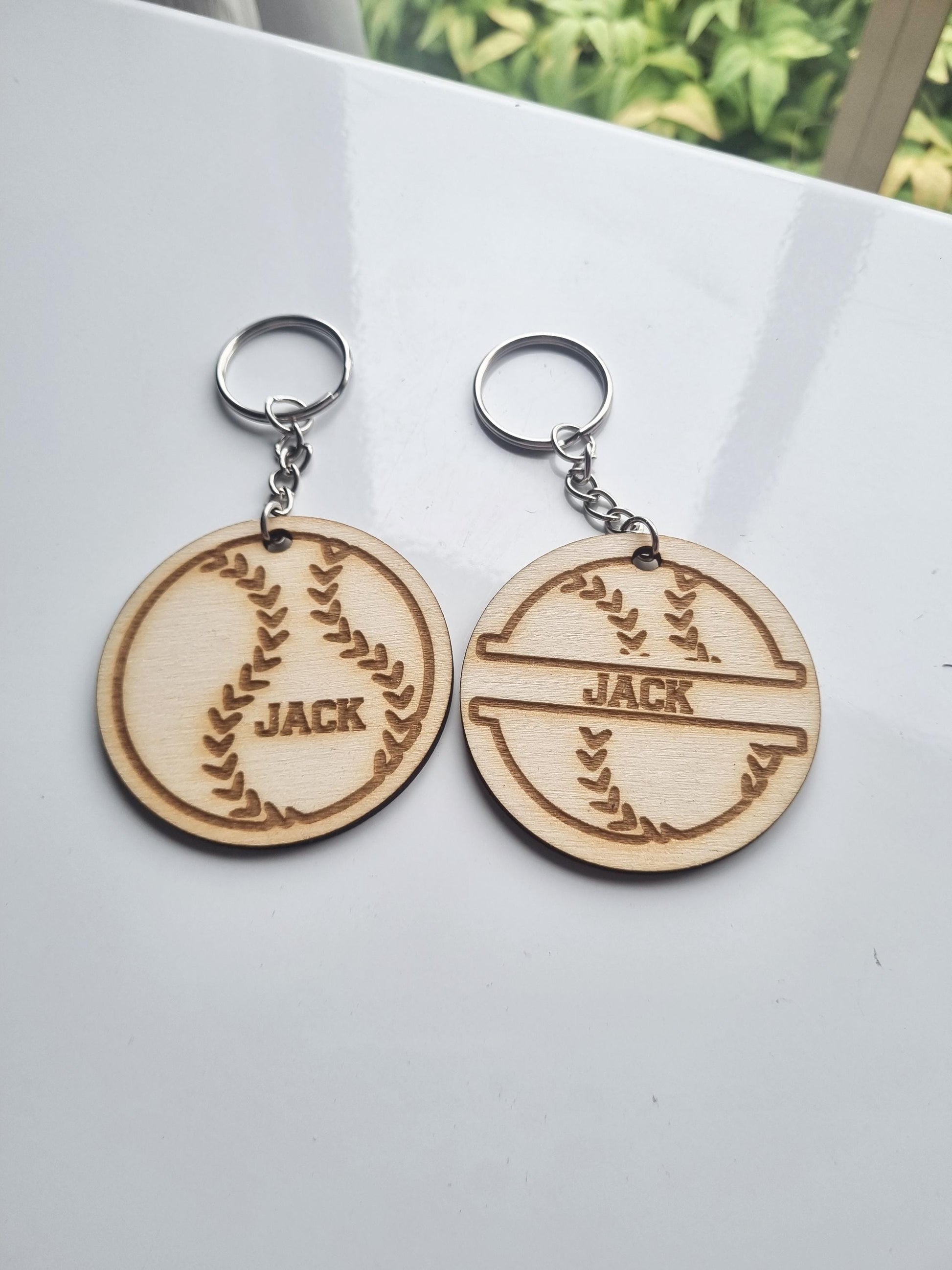 Personalised Tennis Ball Keyring, Coach Keychain, Engraved Team Gift
