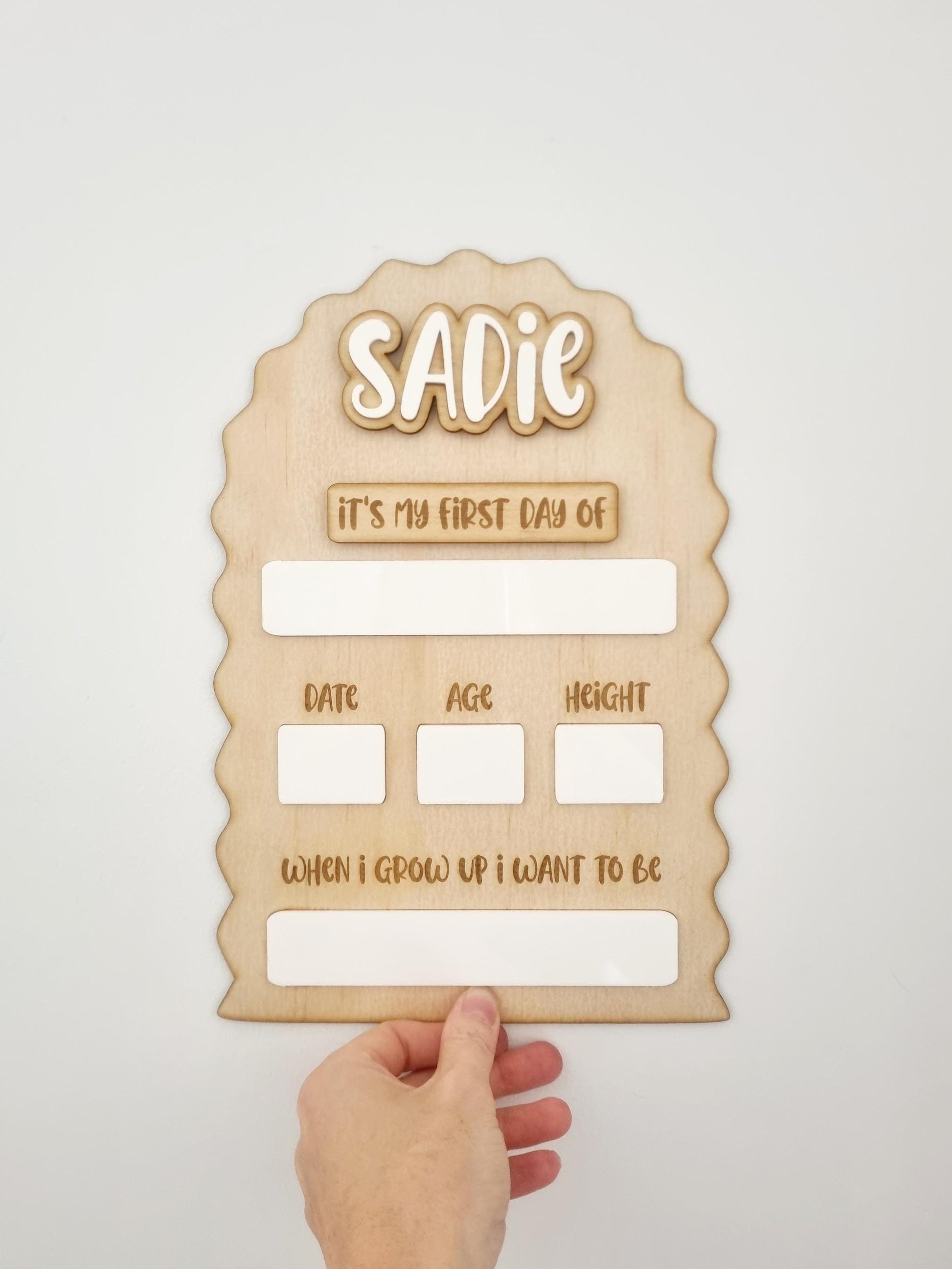 First Day Of Interchangeable Board, First Day of School Board, First Day Of Kinder Board