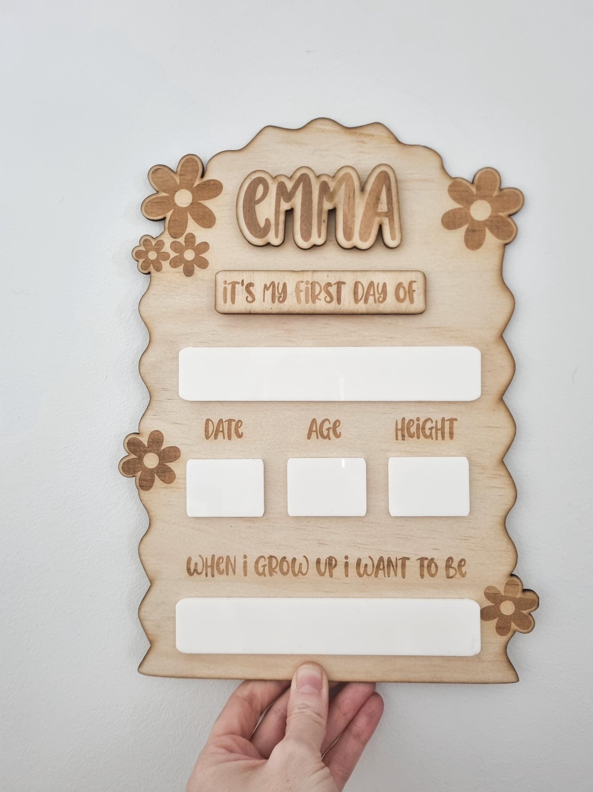 First Day Of Interchangeable Board, First Day of School Board, First Day Of Kinder Board
