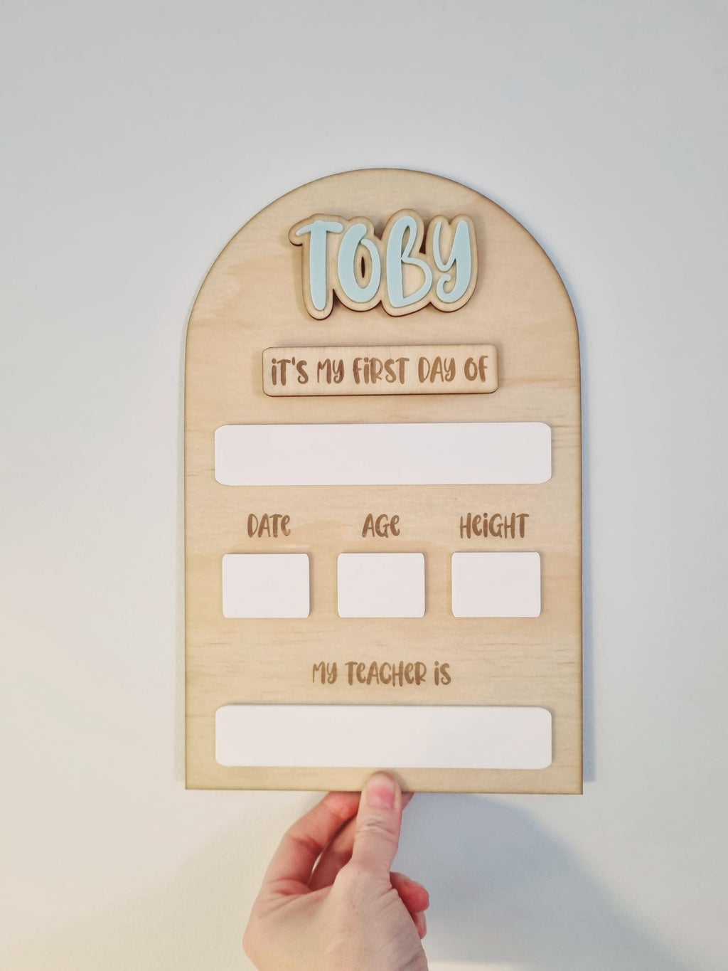 First Day Of Interchangeable Board, First Day of School Board, First Day Of Kinder Board