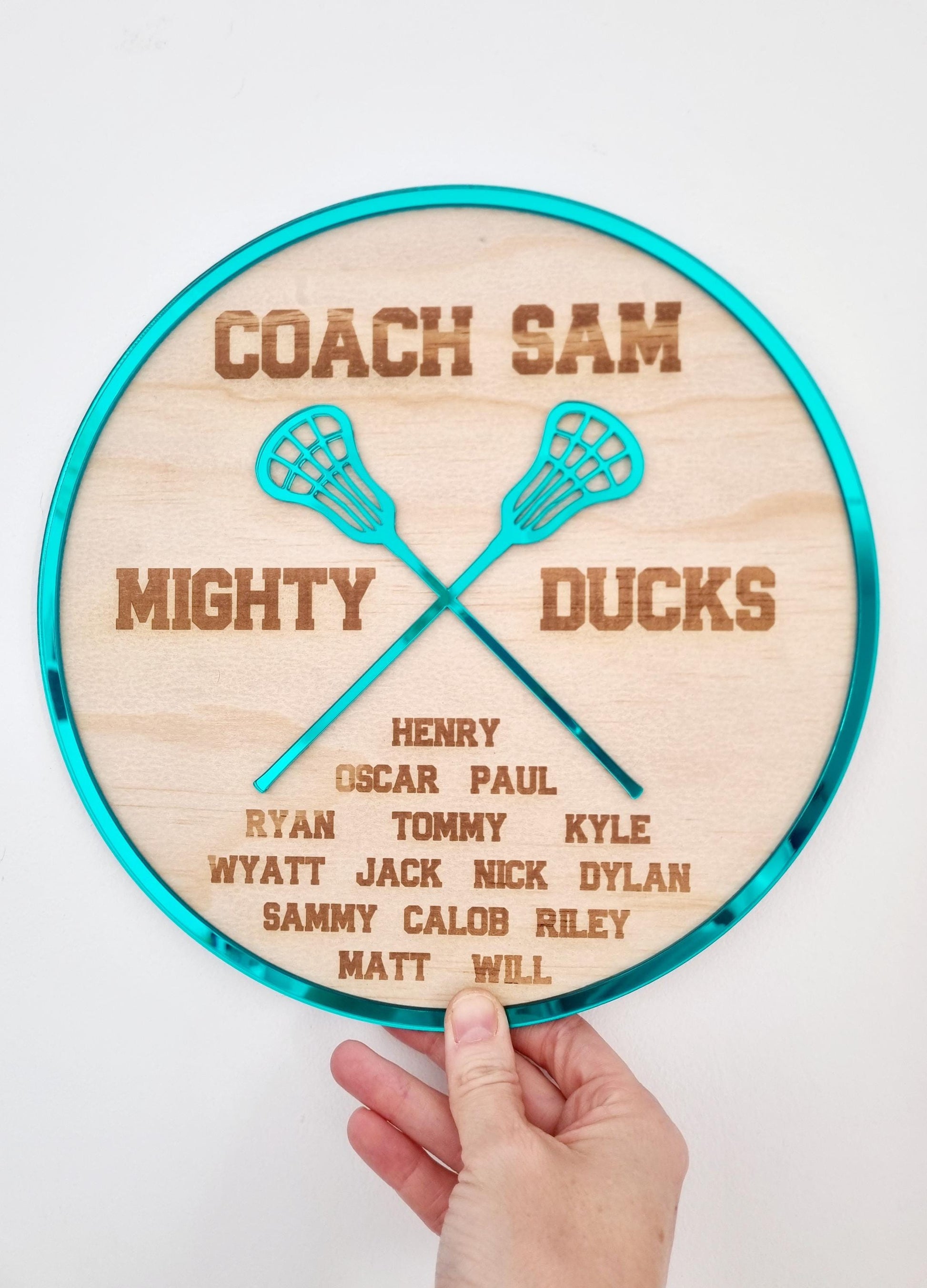 Lacrosse Coach Gift, Engraved Team Gift, Lacrosse Appreciation Present